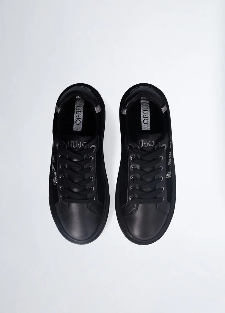 Sneakers with maxi logo
