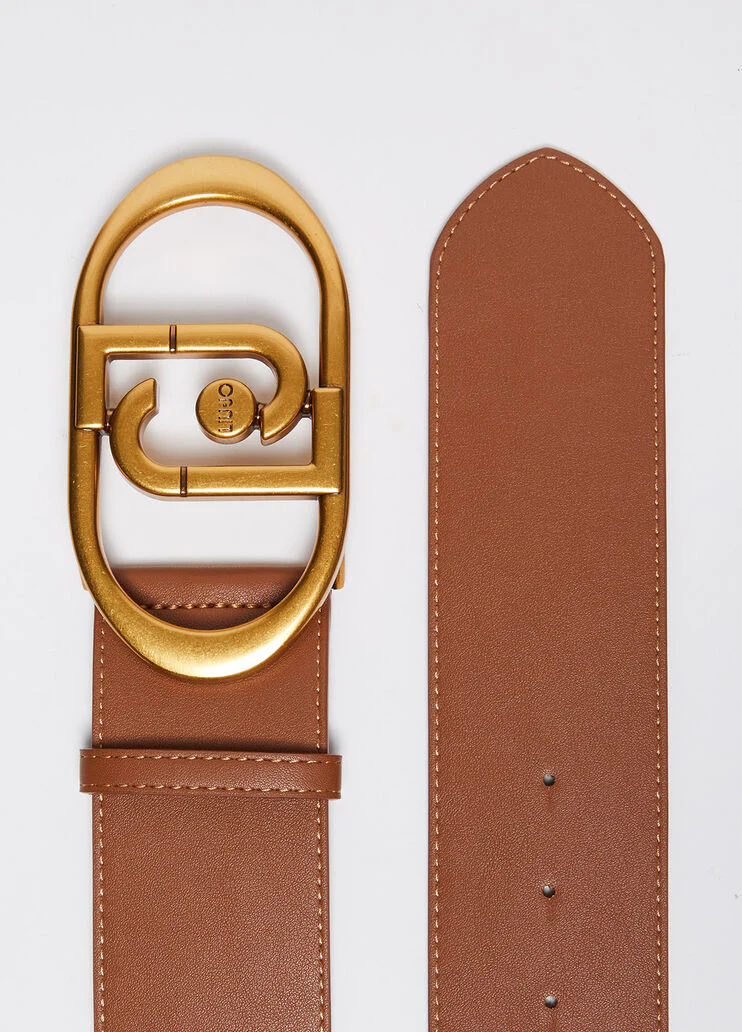 Bustier belt with logo