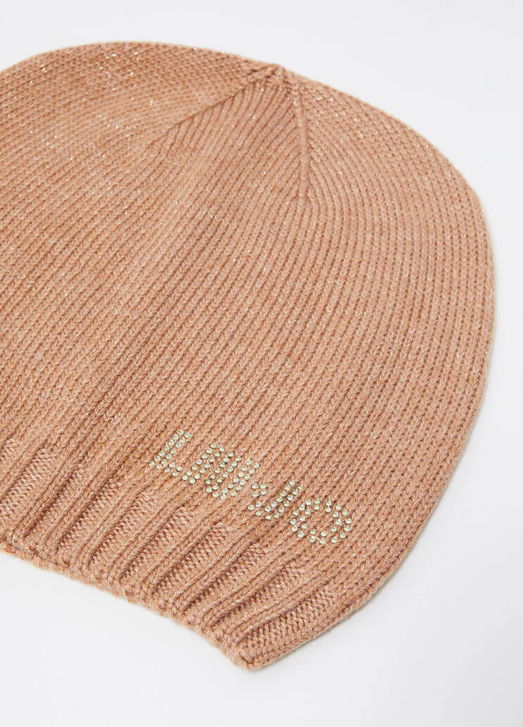 Cap with logo and gemstones