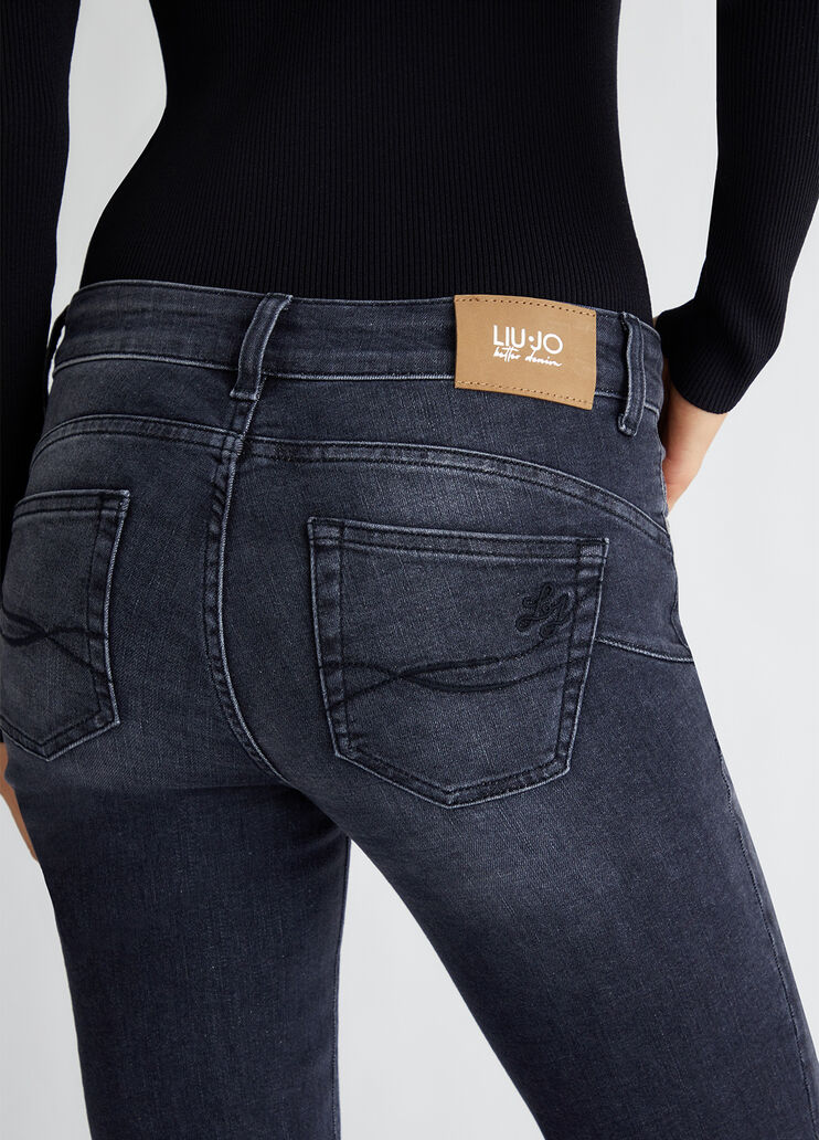 Stretch flared jeans