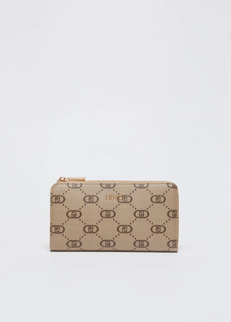 Large zip-around purse