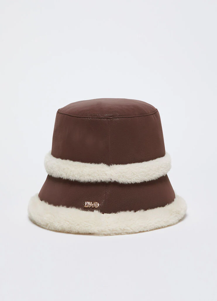 Coated fabric bucket hat