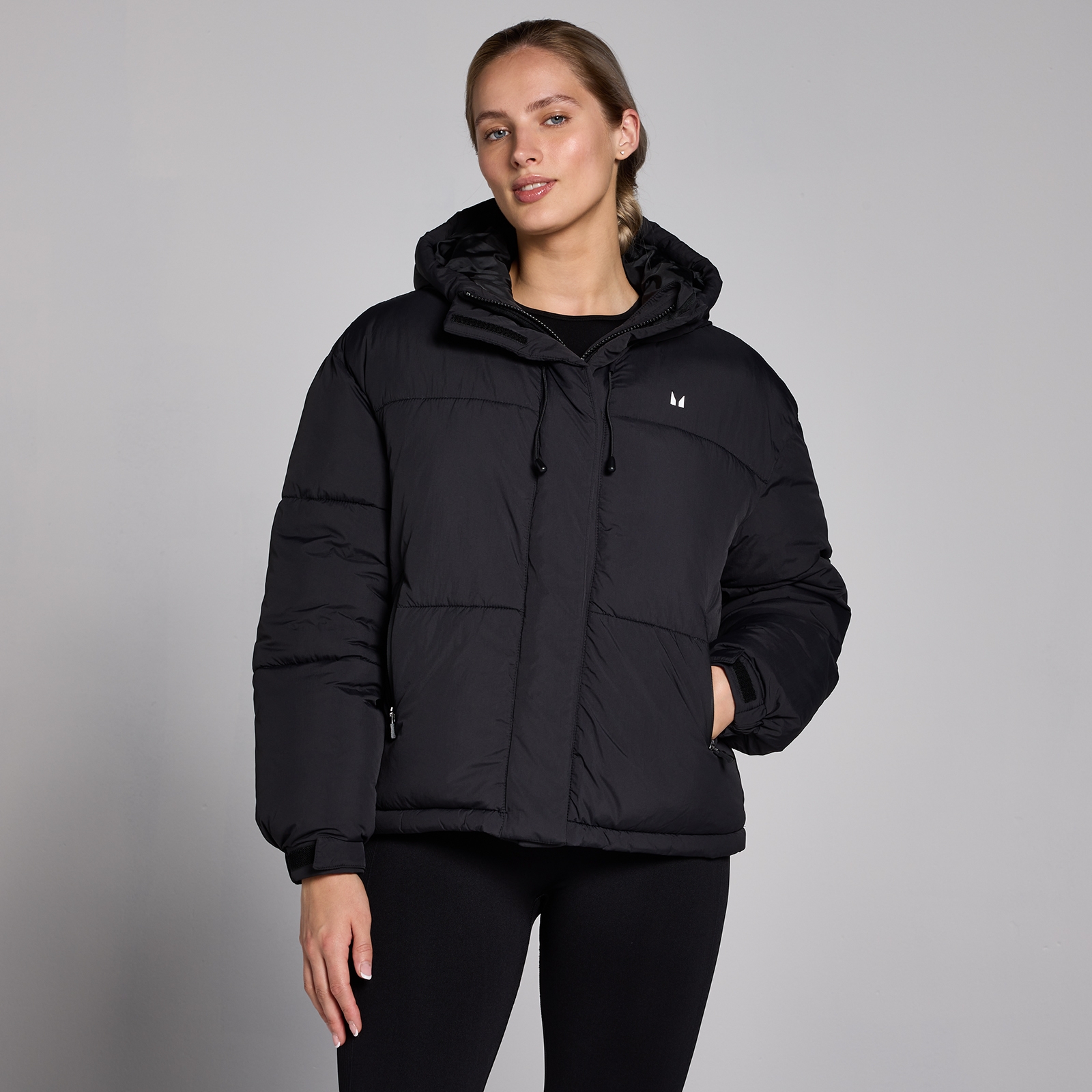 MP Women's Short Padded Puffer Jacket - Espresso