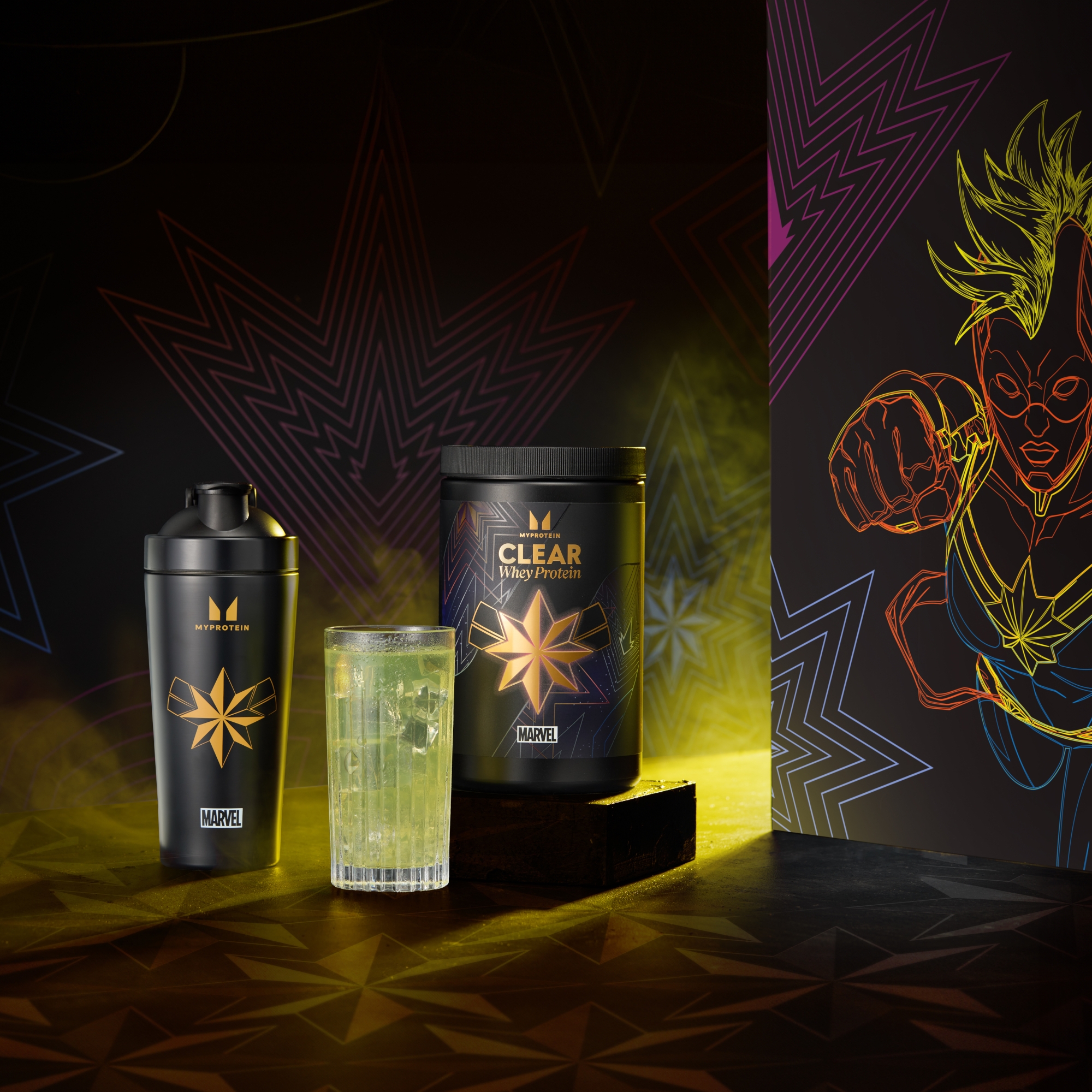 Captain Marvel Metal Shaker