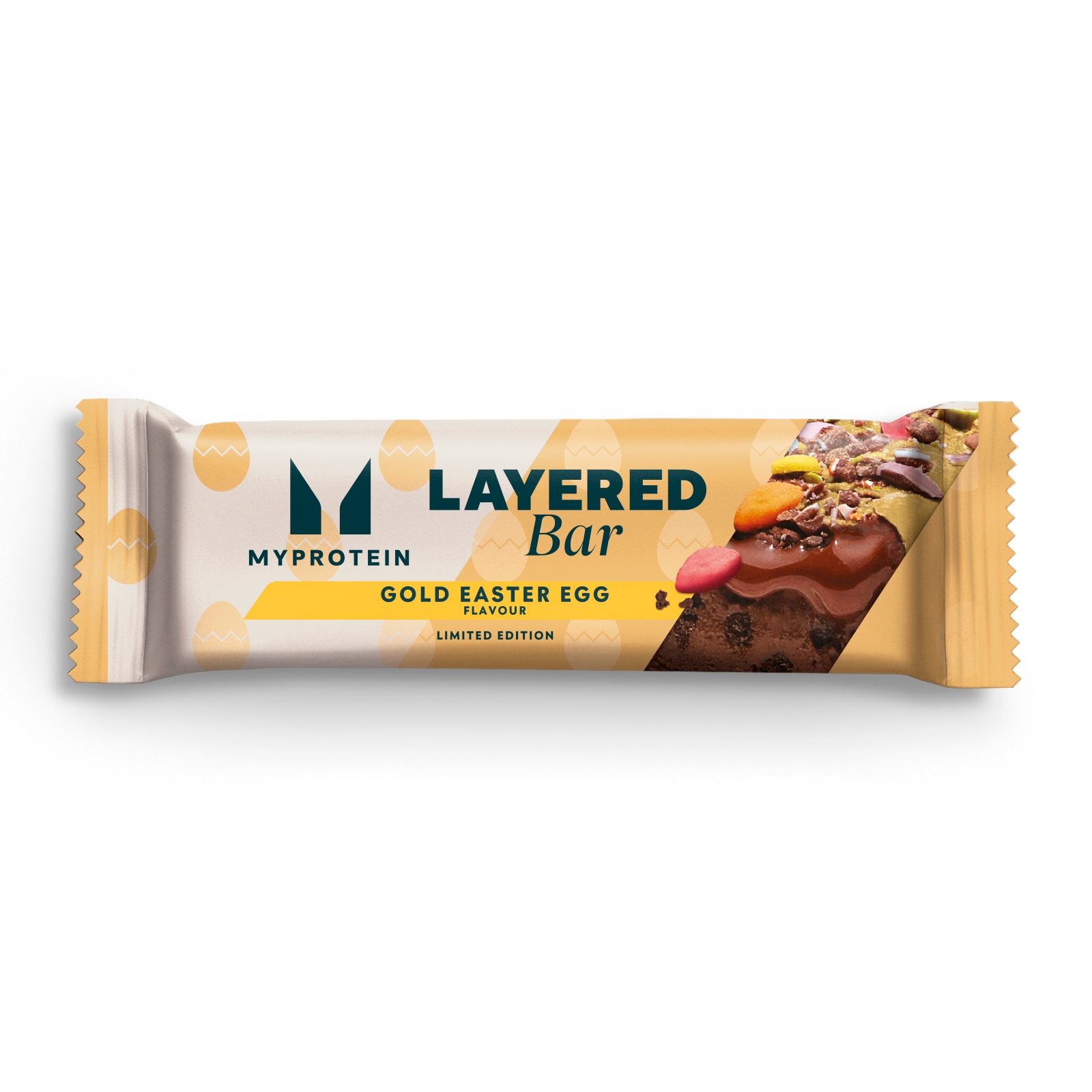 Limited Edition Layered Protein Bar - Gold Easter Egg