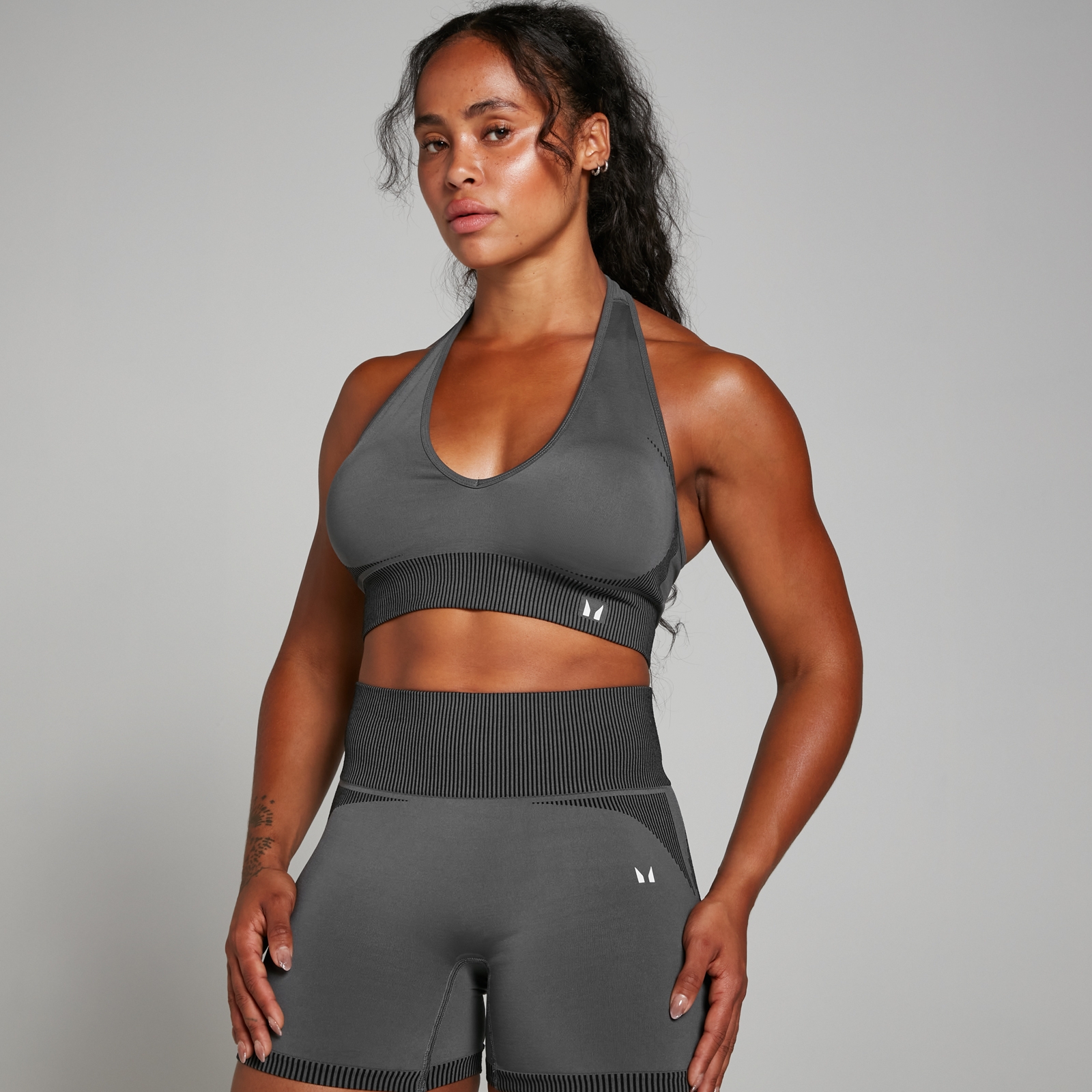 MP Women's Two Toned Seamless Sports Bra - Copper