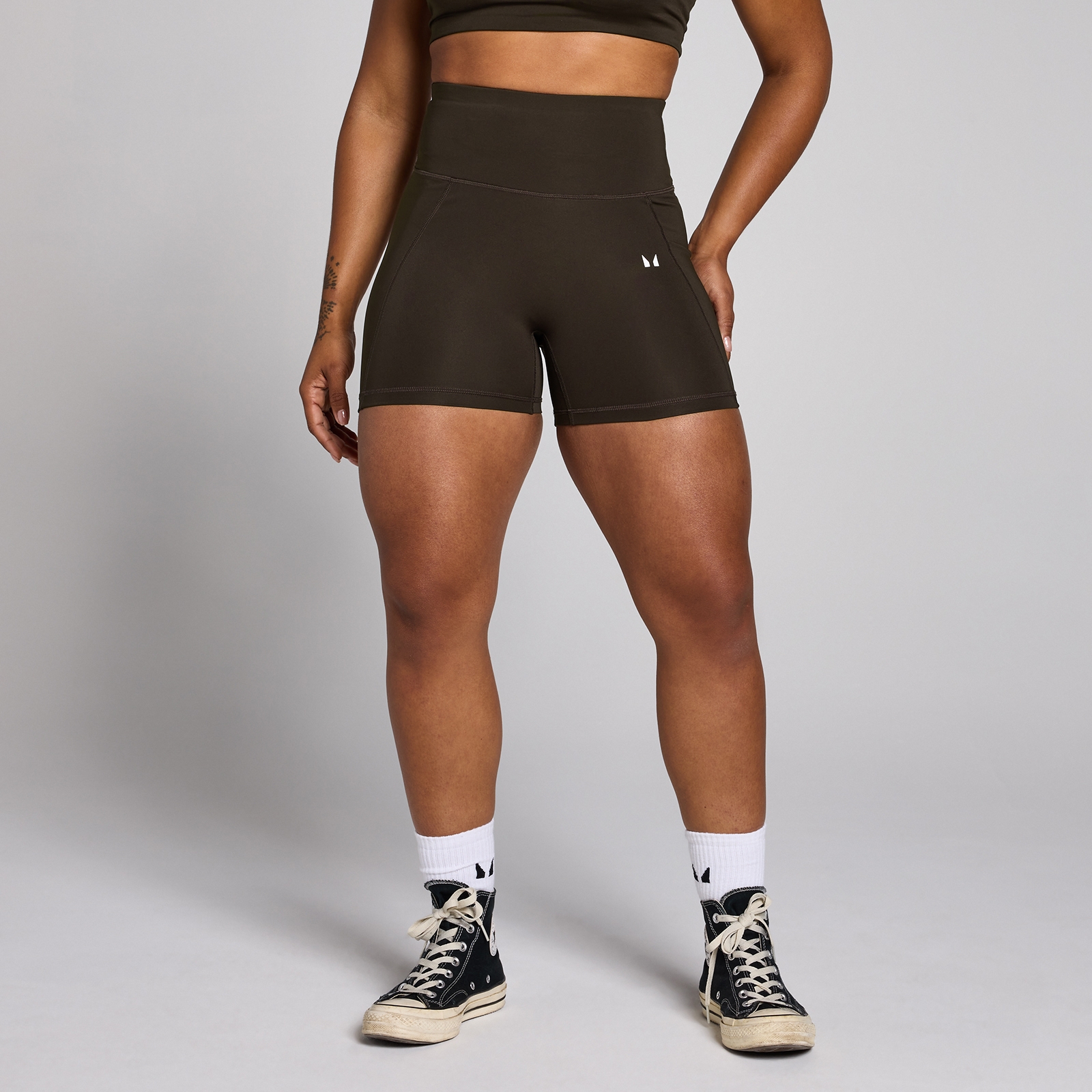 MP Women's Origin Graphic Training Shorts - Coffee