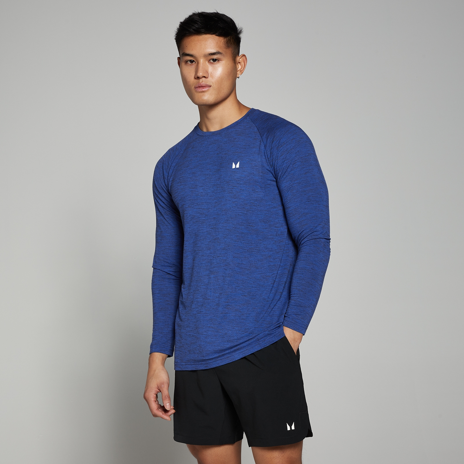 MP Men's Performance Long Sleeve Top - Navy Marl