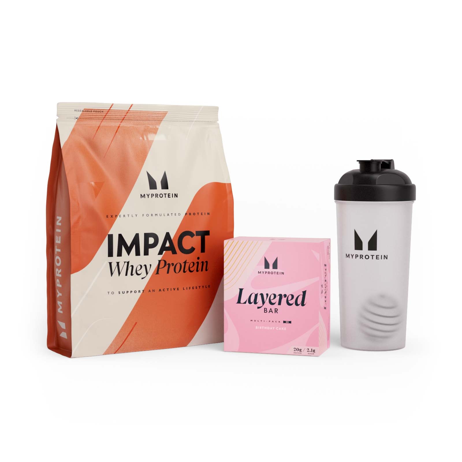 Impact Whey Protein + Layered Protein Bar Bundle