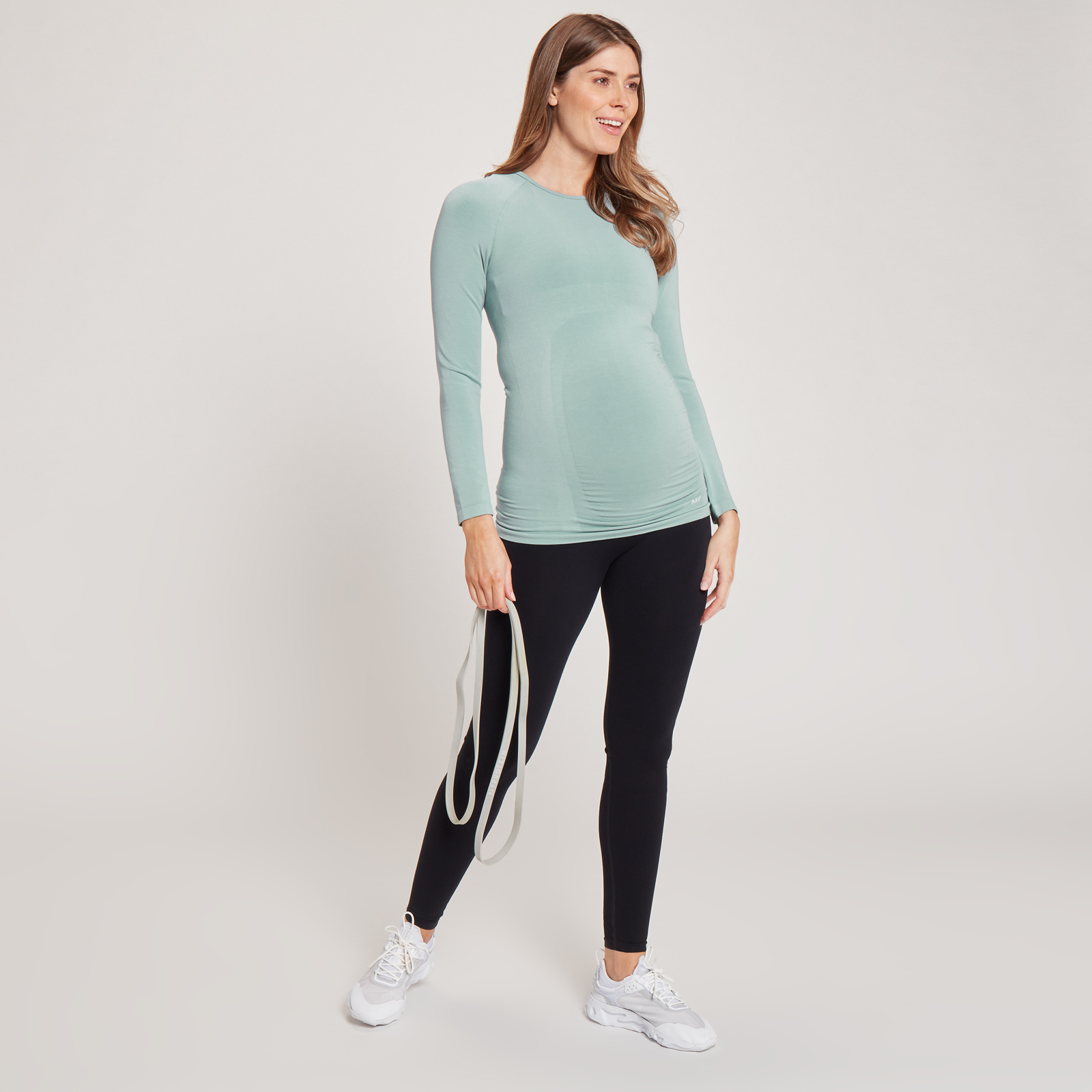MP Women's Maternity Seamless Long Sleeve T-Shirt - Ice Blue