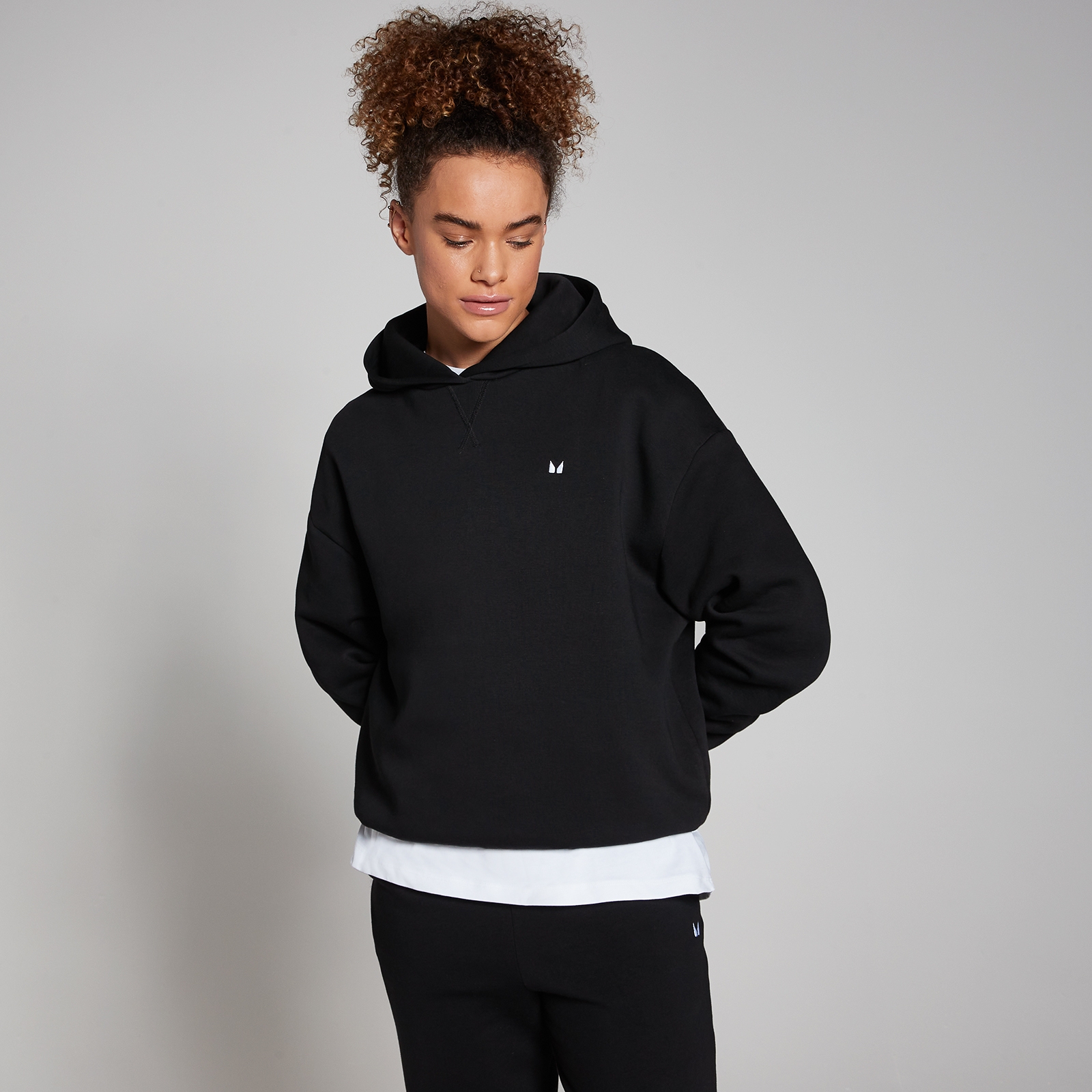 MP Women's Basics Oversized Hoodie - Light Grey Marl