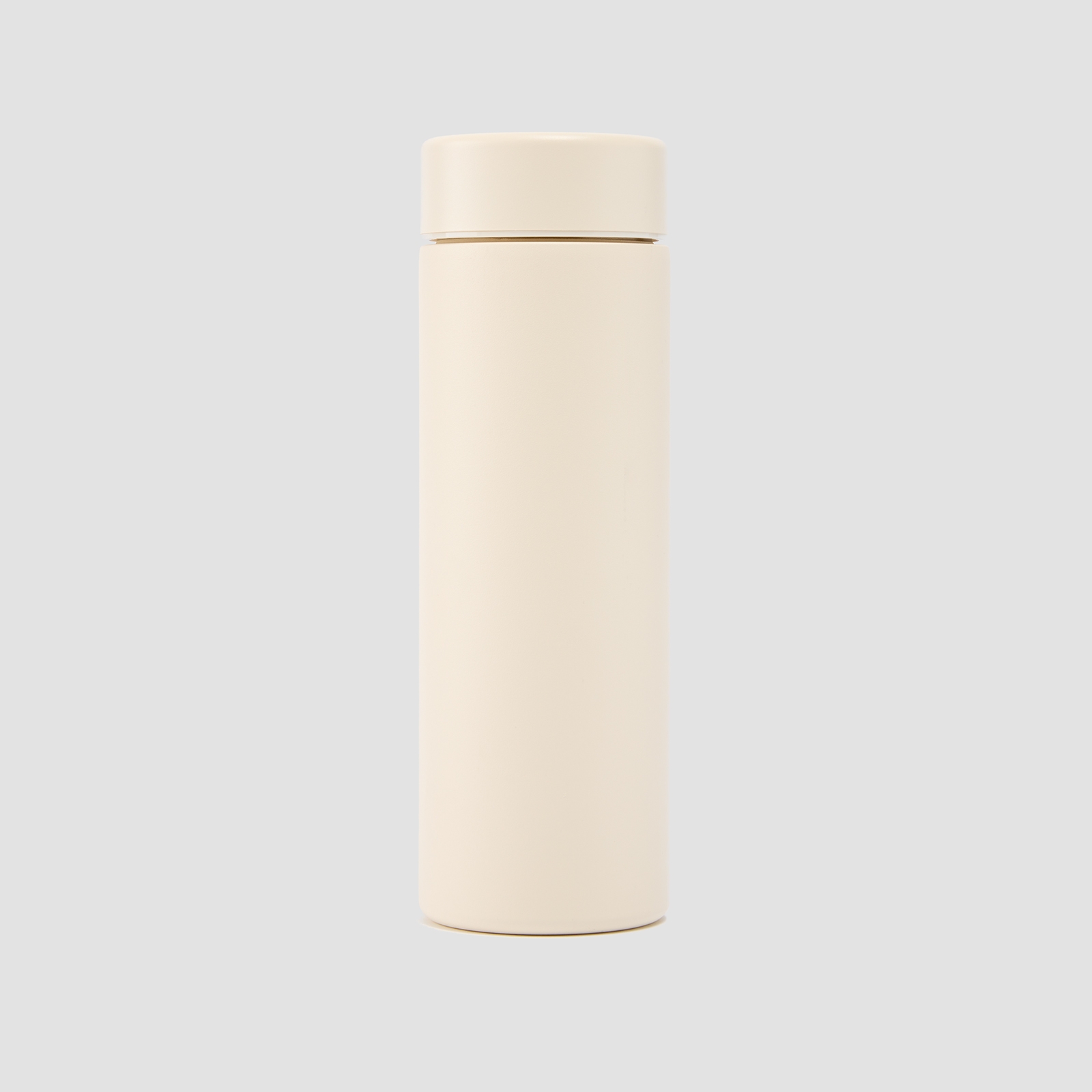 Large Metal Water Bottle - Natural Cream