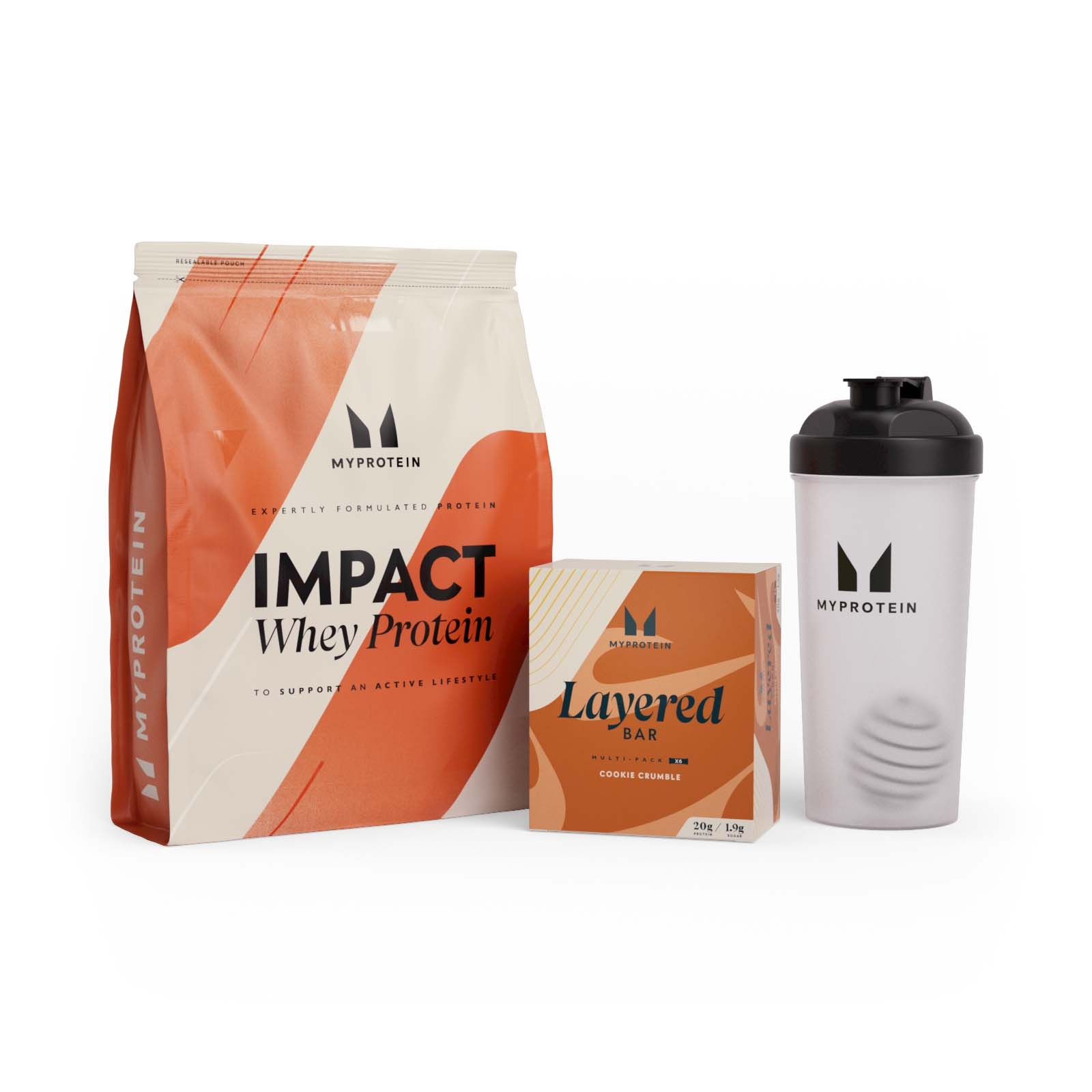 Impact Whey Protein + Layered Protein Bar Bundle