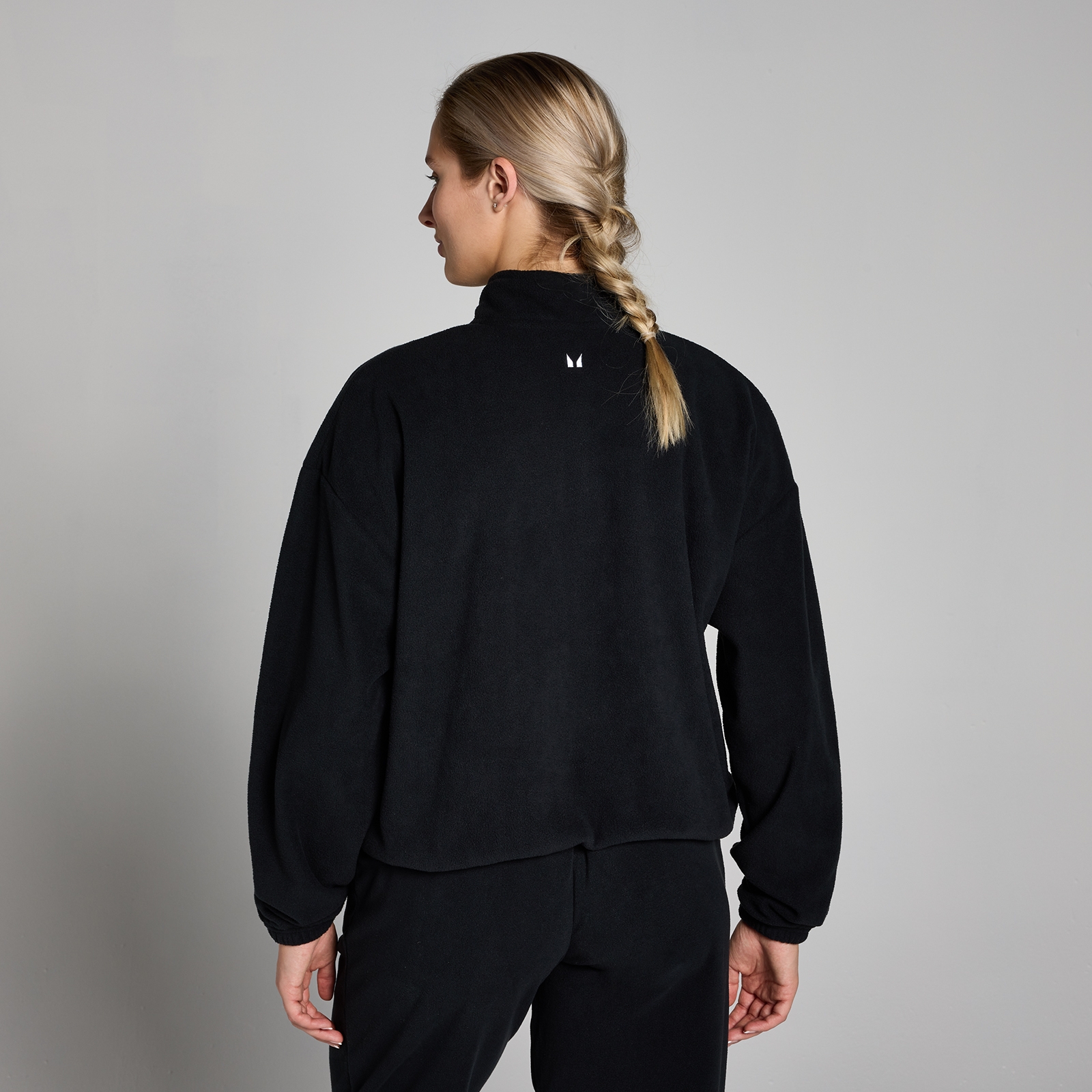 MP Women's Funnel Neck 1/4 Zip Fleece - Black