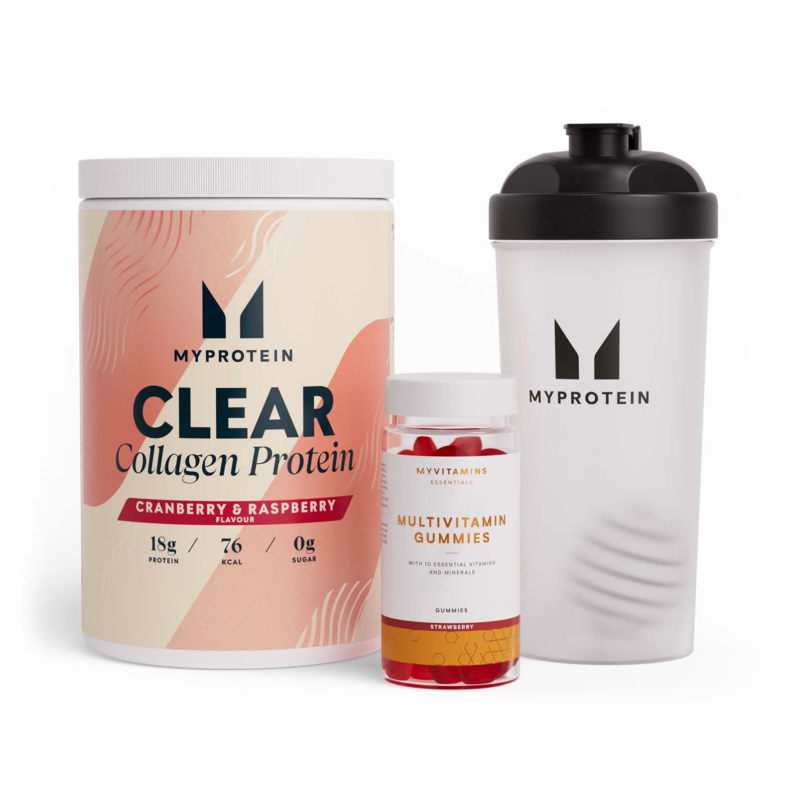 Clear Collagen & Multivitamin Gummies Bundle