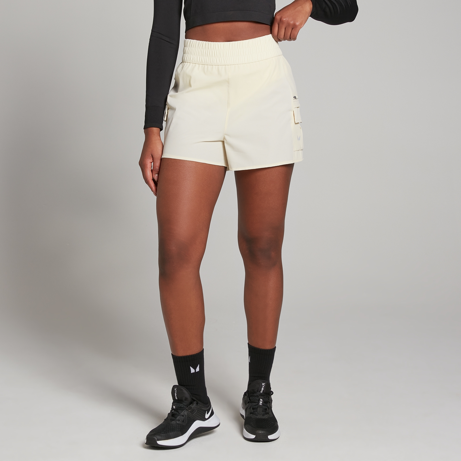 MP Women's Velocity Double Layer Shorts - Ecru