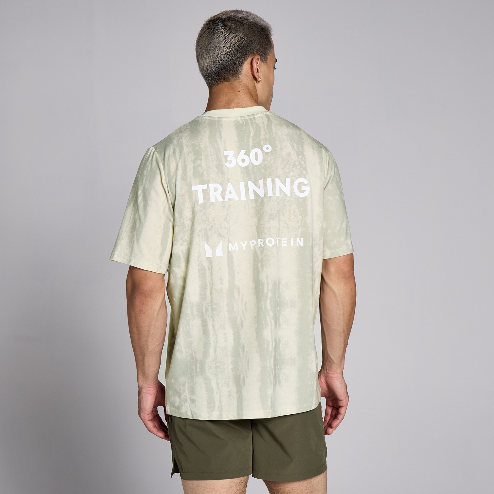 MP Men's Tempo Oversized T-Shirt - Barley Green