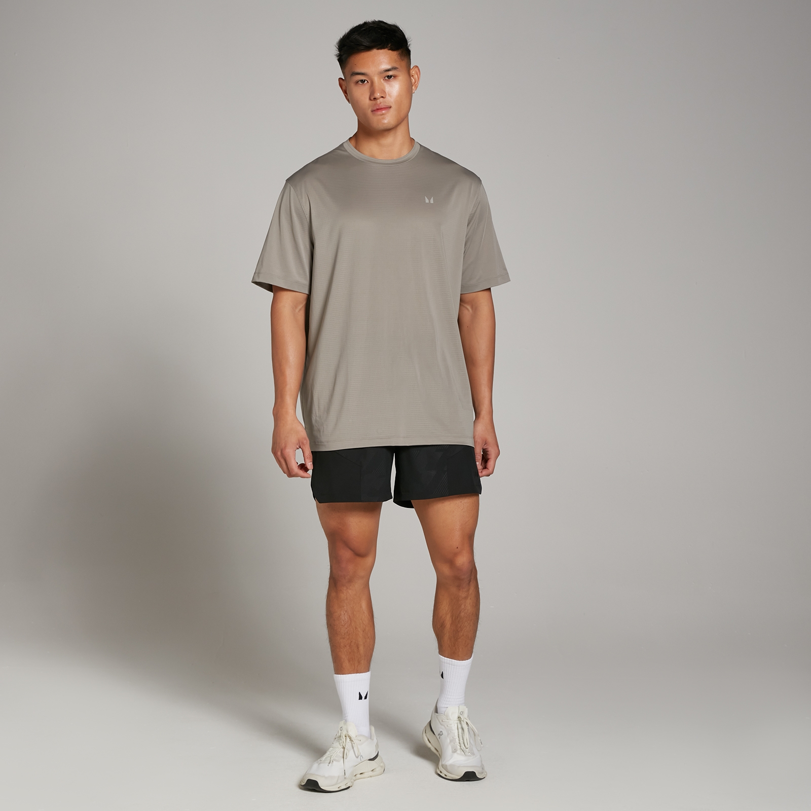 MP Men's Tempo Oversized Mesh Training T-Shirt - Clay