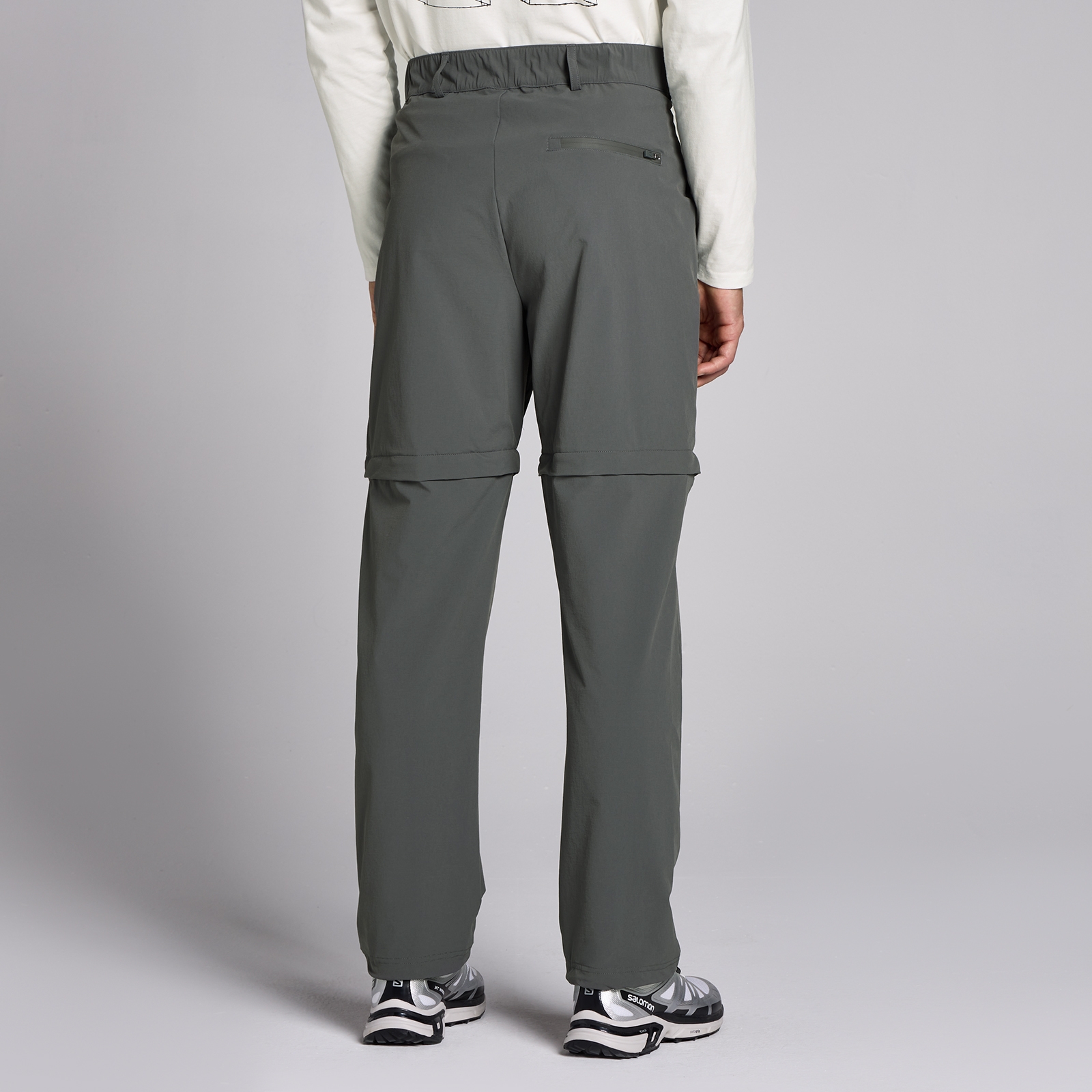 MP Men's Lifestyle 2 in 1 Walking Trouser / Shorts - Dark Grey