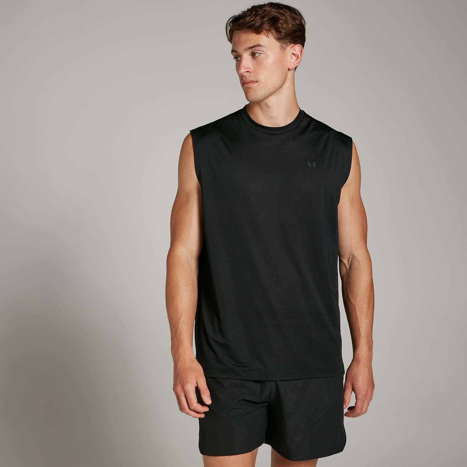MP Men's Tempo Oversized Mesh Training Tank - Clay