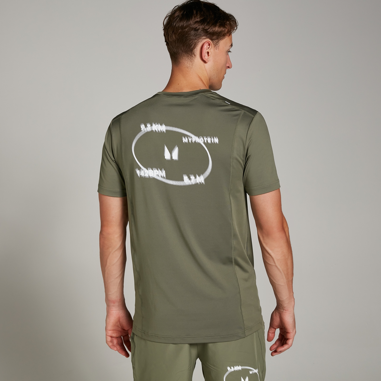 MP Men's Velocity Tracking Graphic T-Shirt - Dusty Olive