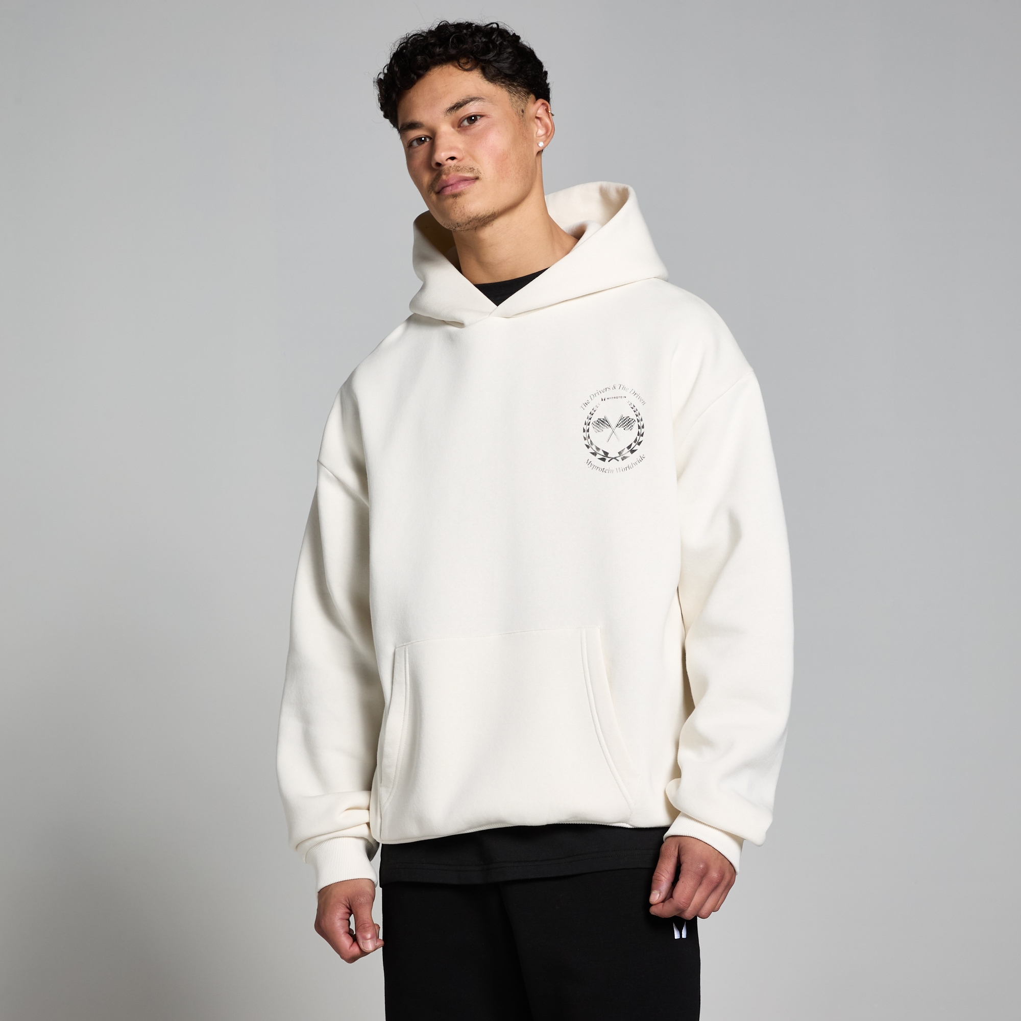 MP Men's World Wide Graphic Hoodie - Natural Cream