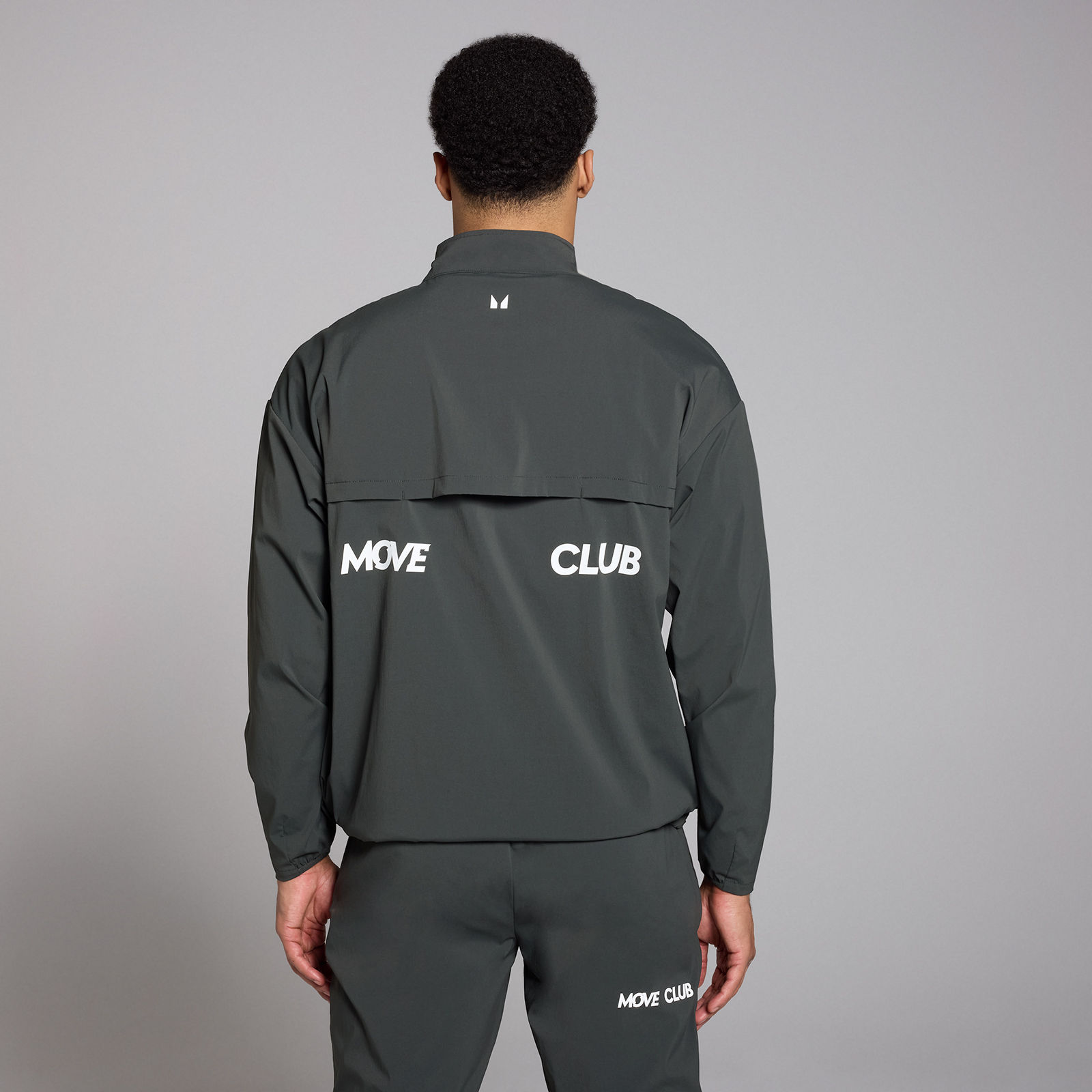 MP Men's Tempo Graphic Nylon Jacket - Washed Black