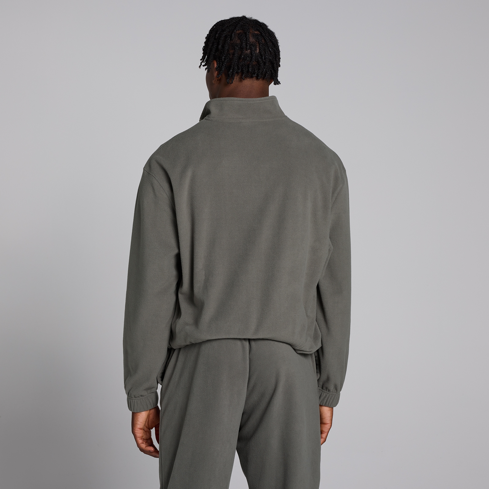 MP Men's Zip Through Fleece - Gun Metal