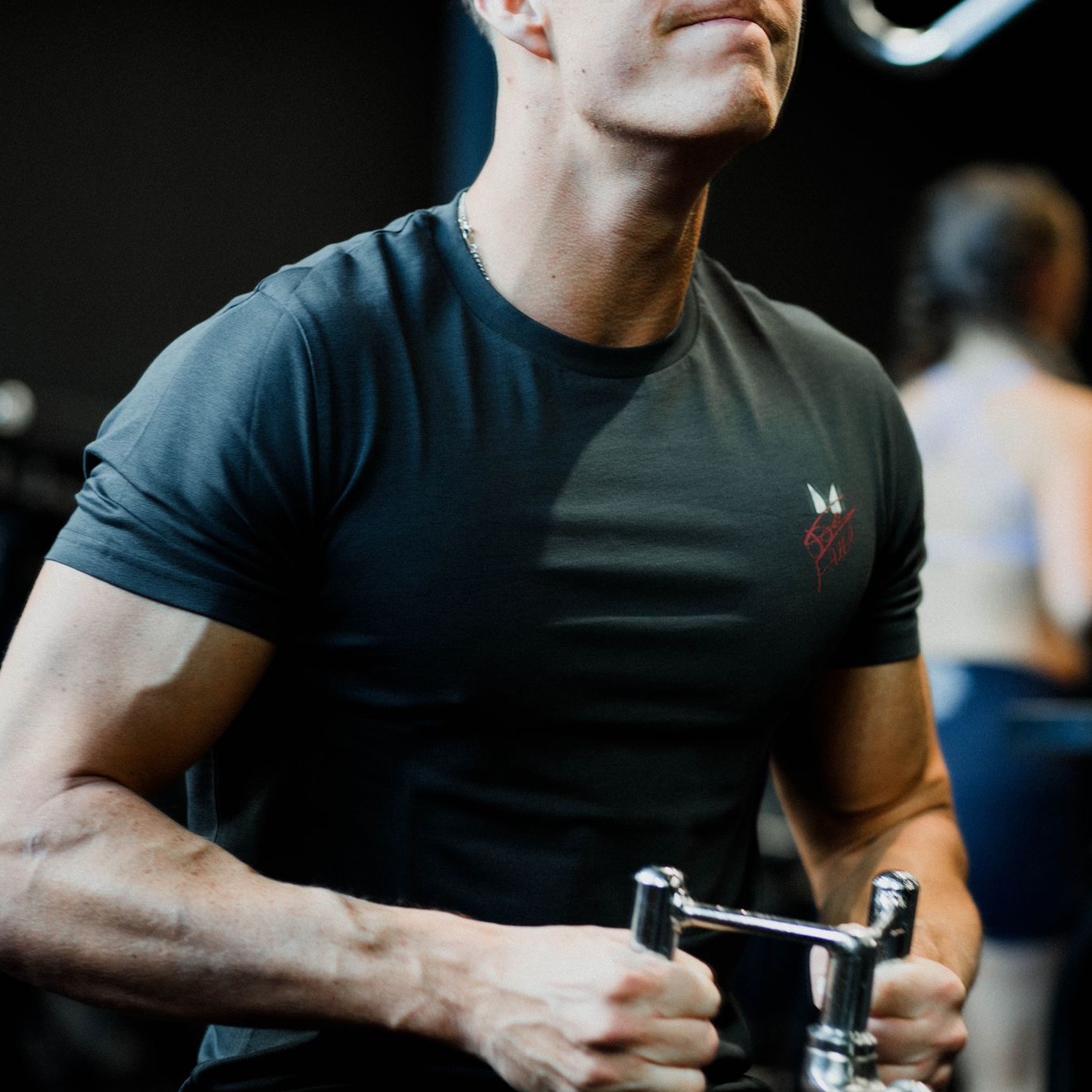 MP Men's Joe Fazer Muscle Fit Graphic T-Shirt - Washed Black