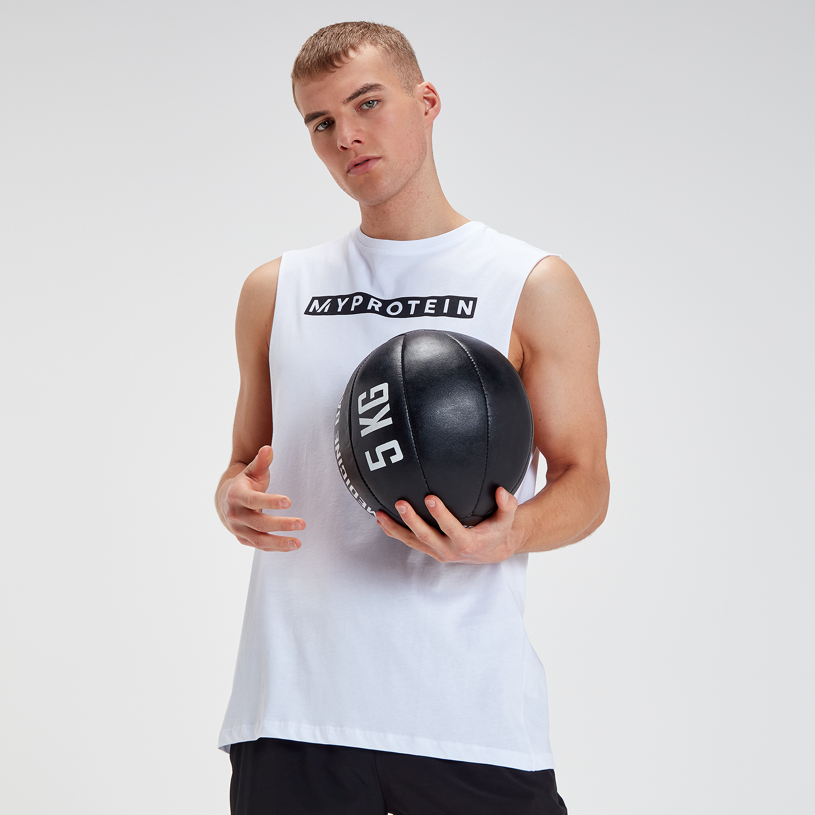 MP Men's The Original Drop Armhole Tank - White