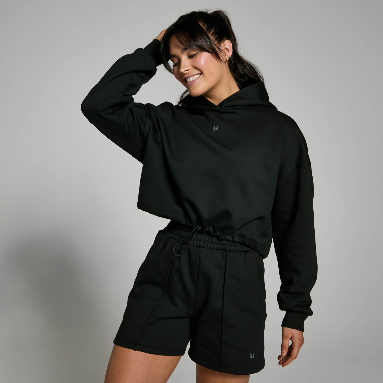 MP Women's Lifestyle Heavyweight Cropped Hoodie - Black