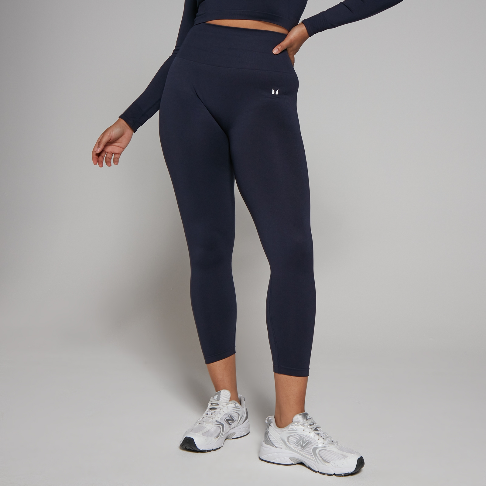 MP Women's Shape Seamless 7/8 Leggings - Navy
