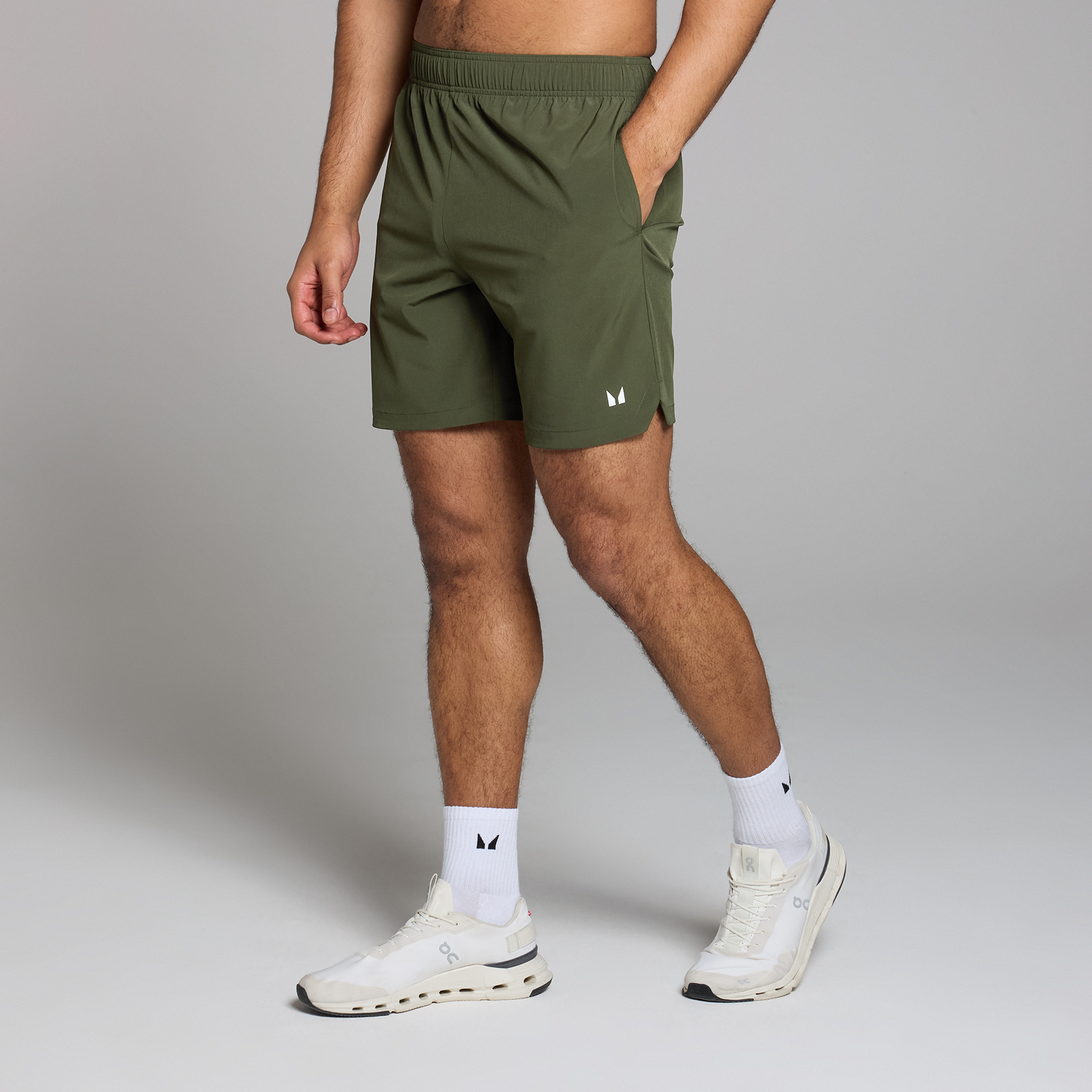 MP Men's Active Woven 7 Inch Shorts - Dark Khaki