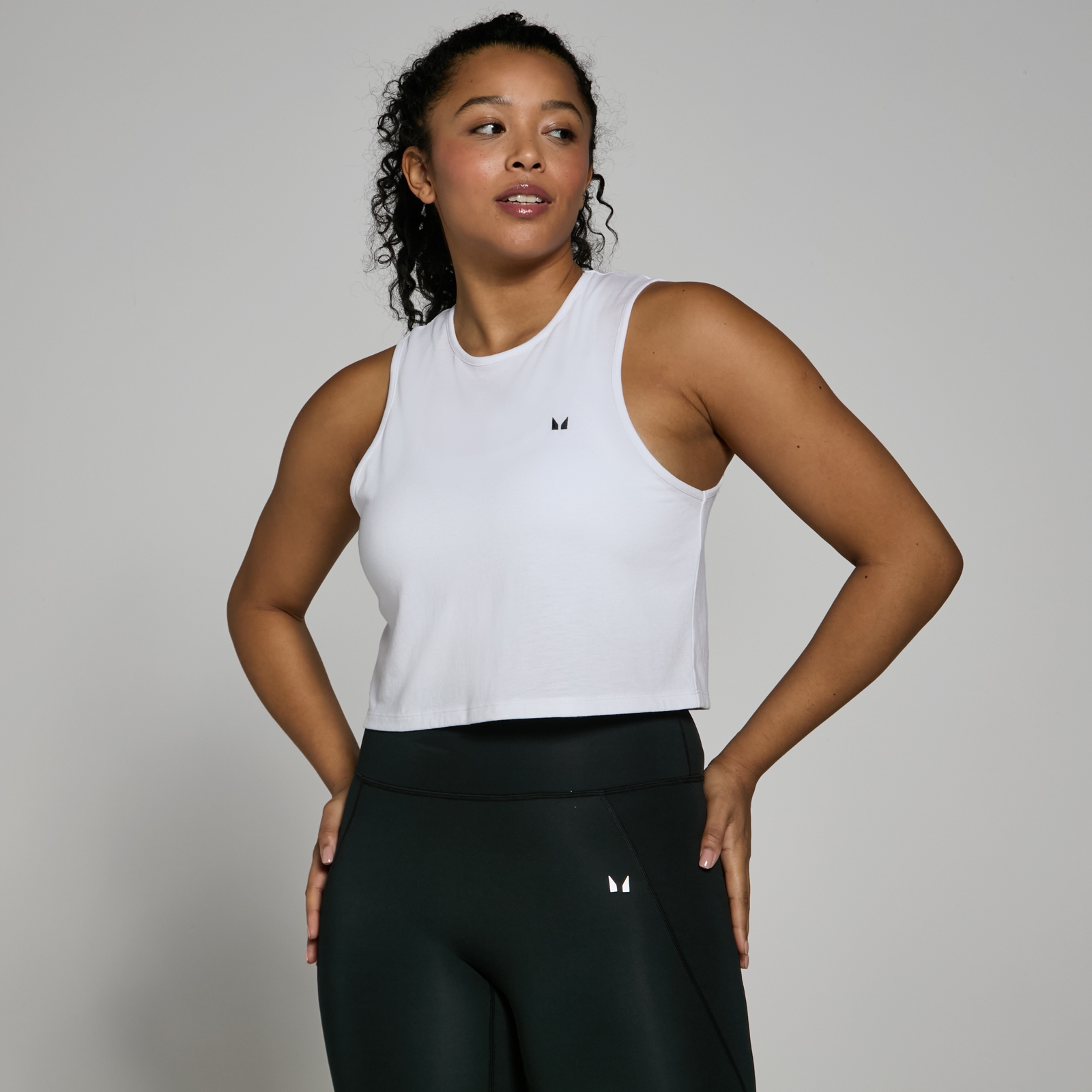 MP Women's Training Cropped Vest - Black