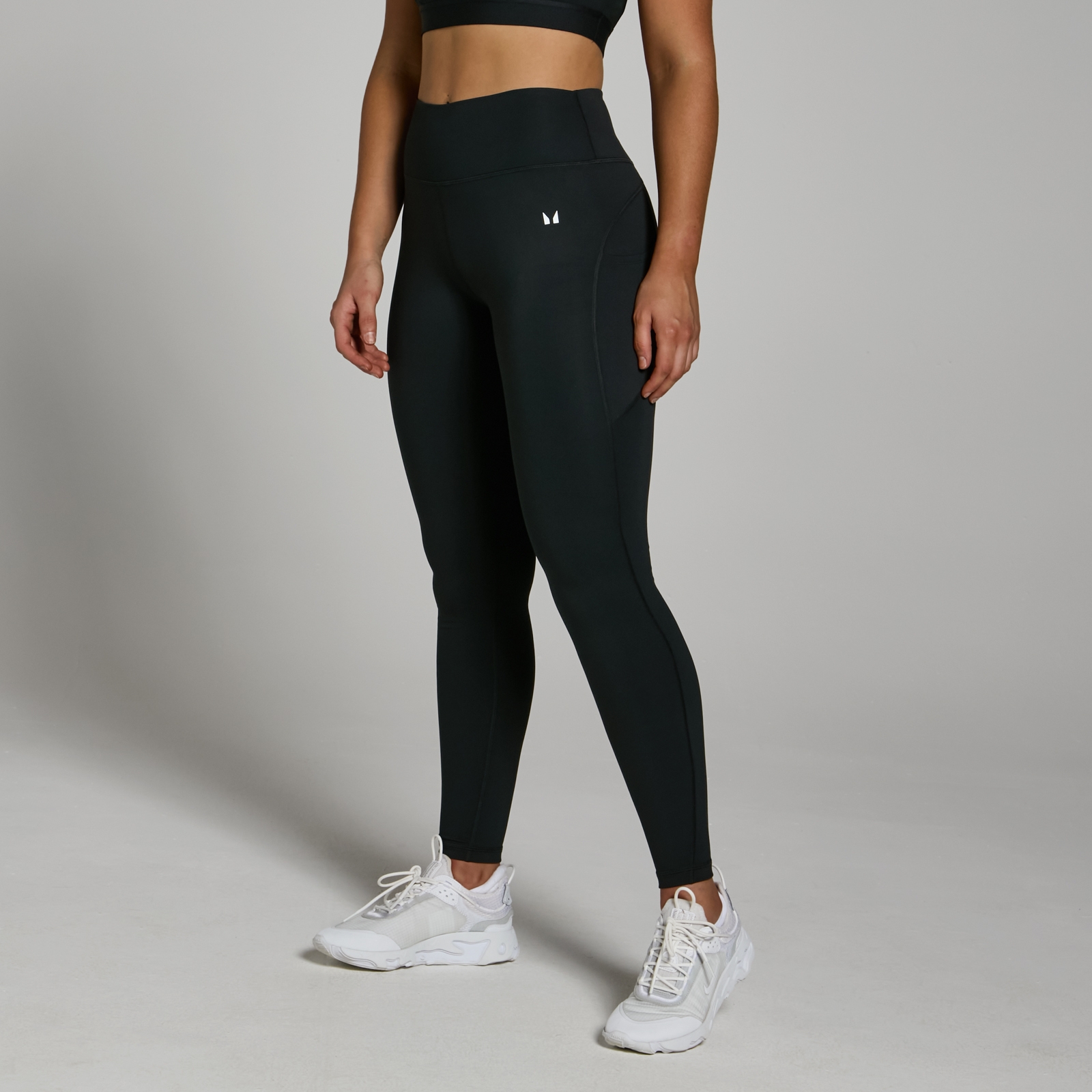 MP Women's Power Mid Rise Leggings - Black