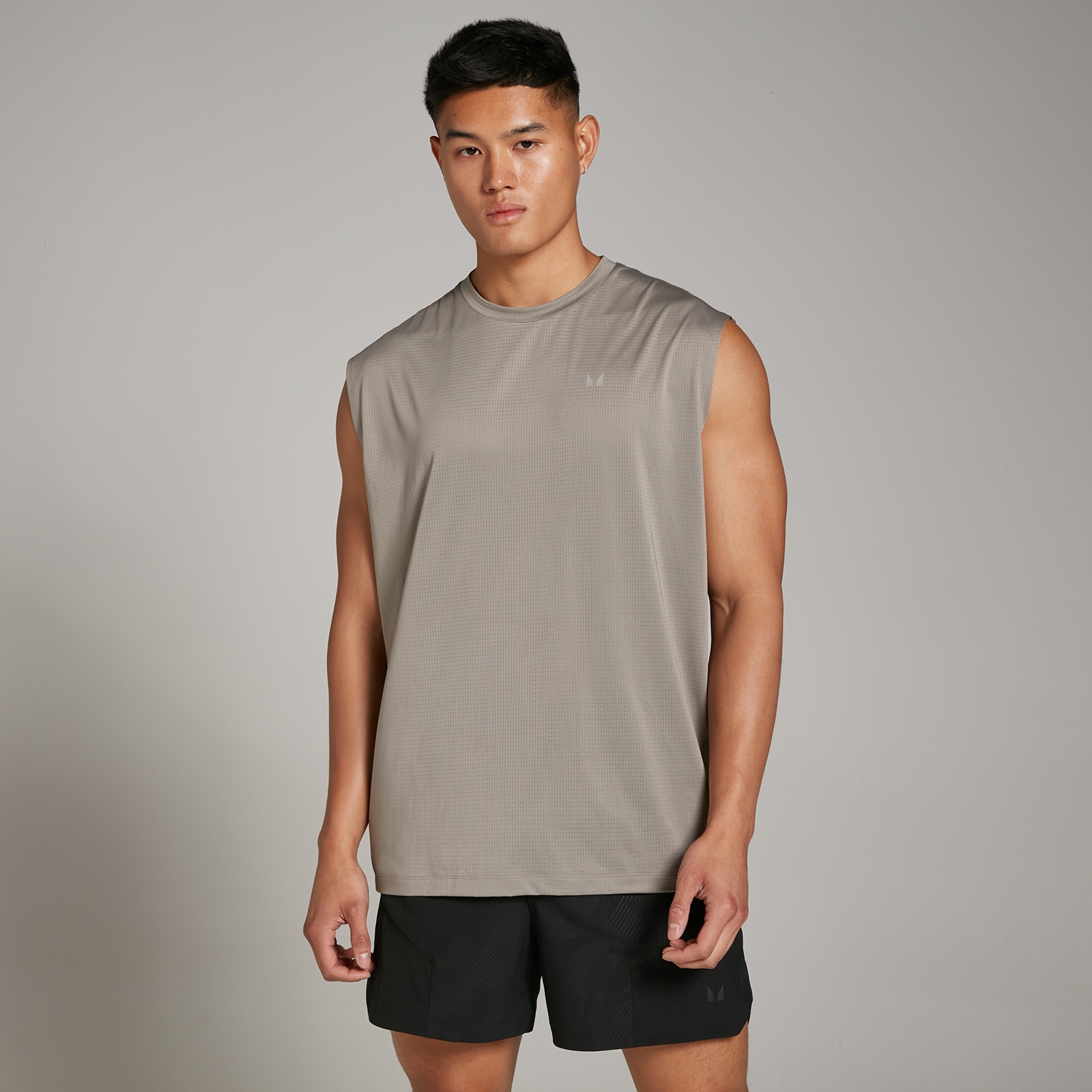 MP Men's Tempo Oversized Mesh Training Tank - Clay