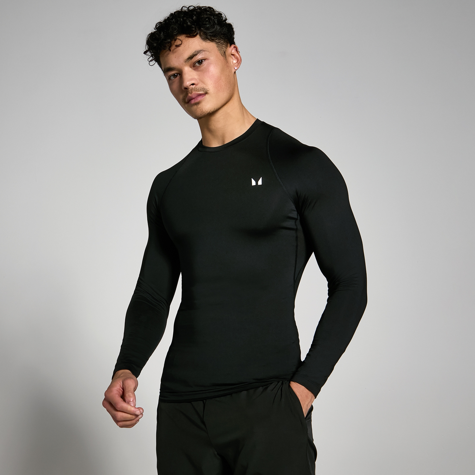 MP Men's Training Long Sleeve Baselayer - Black