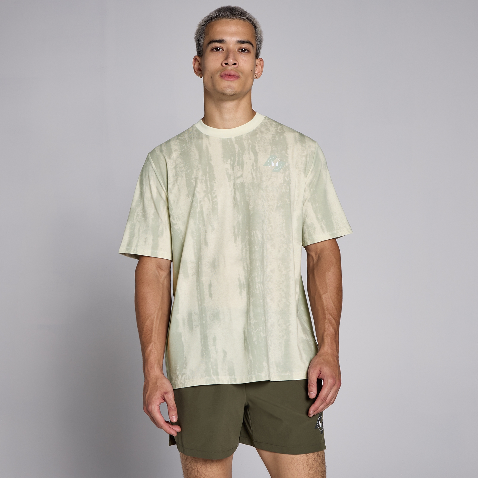 MP Men's Tempo Oversized T-Shirt - Barley Green