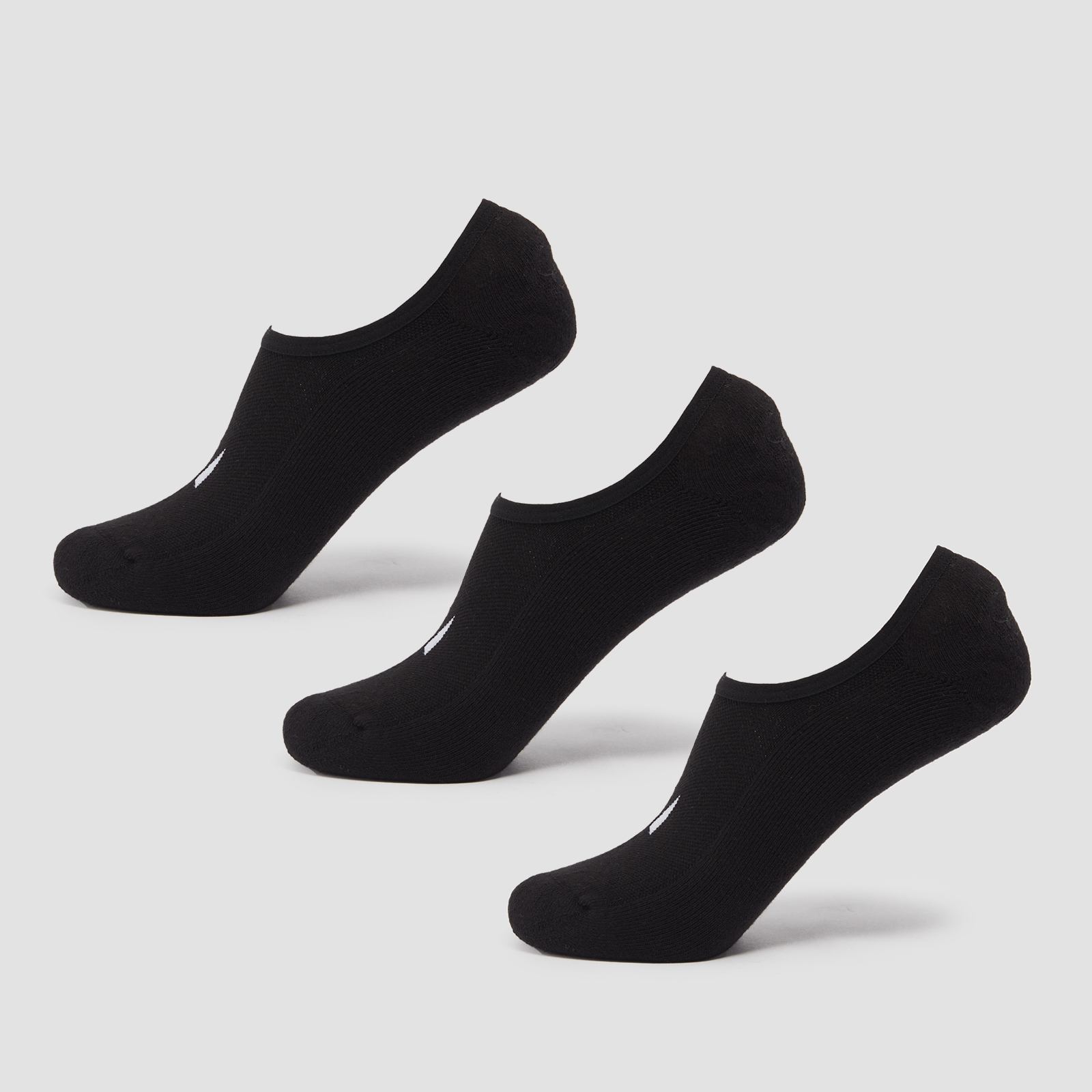 MP Unisex Invisible Socks (3 Pack) - Black