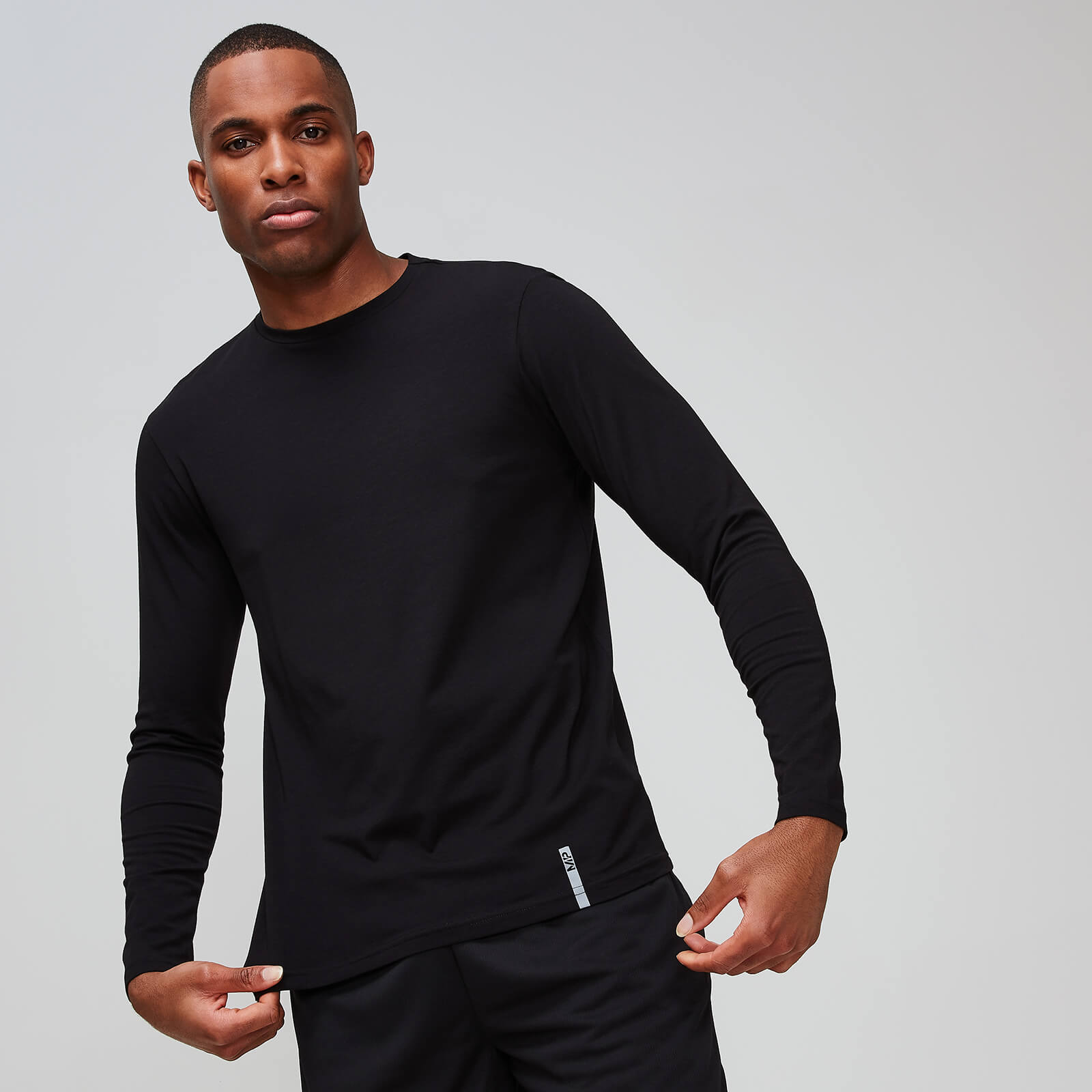 MP Men's Luxe Classic Long Sleeve Crew - Black