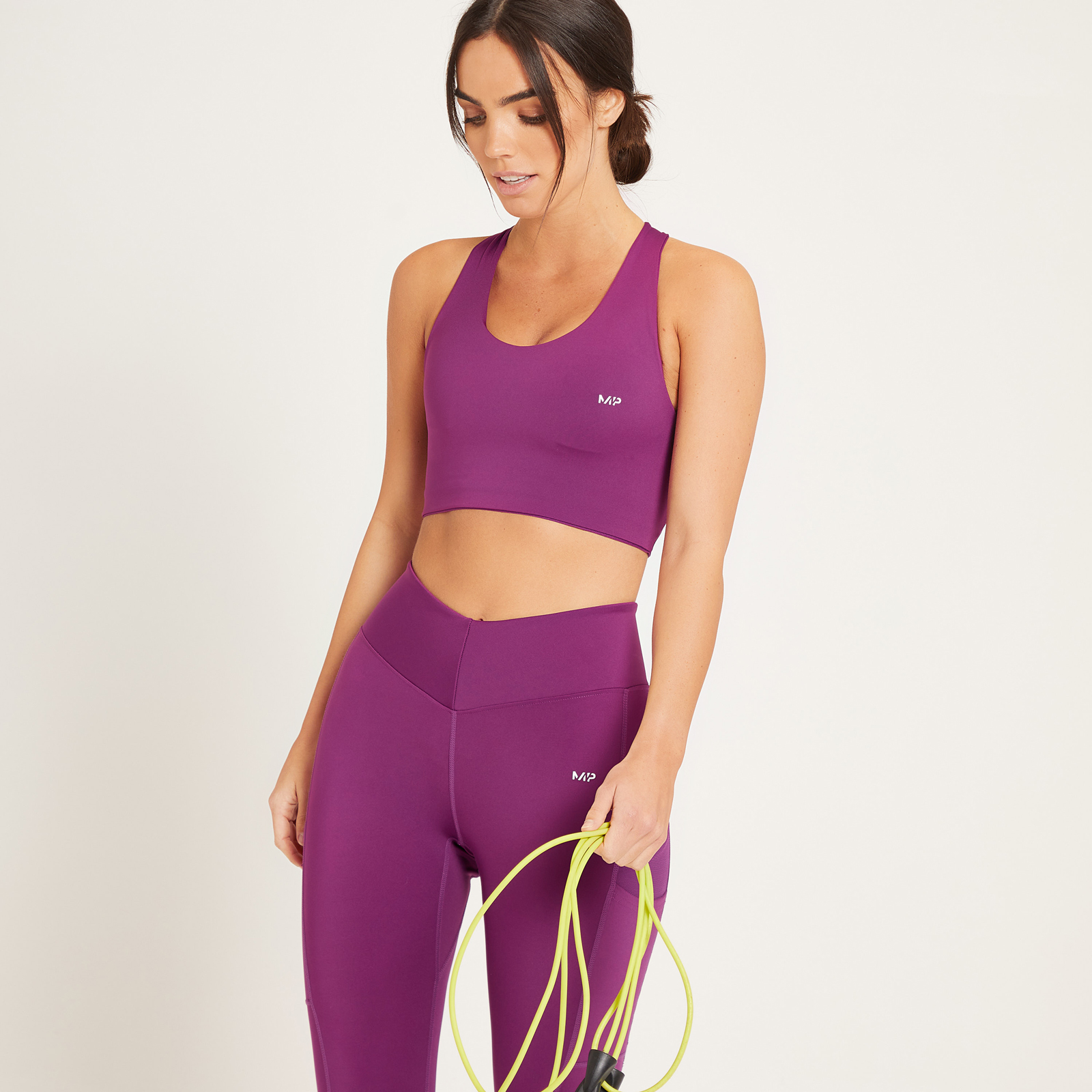 MP Women's Tempo Cross Back Repreve® Sports Bra - Carbon