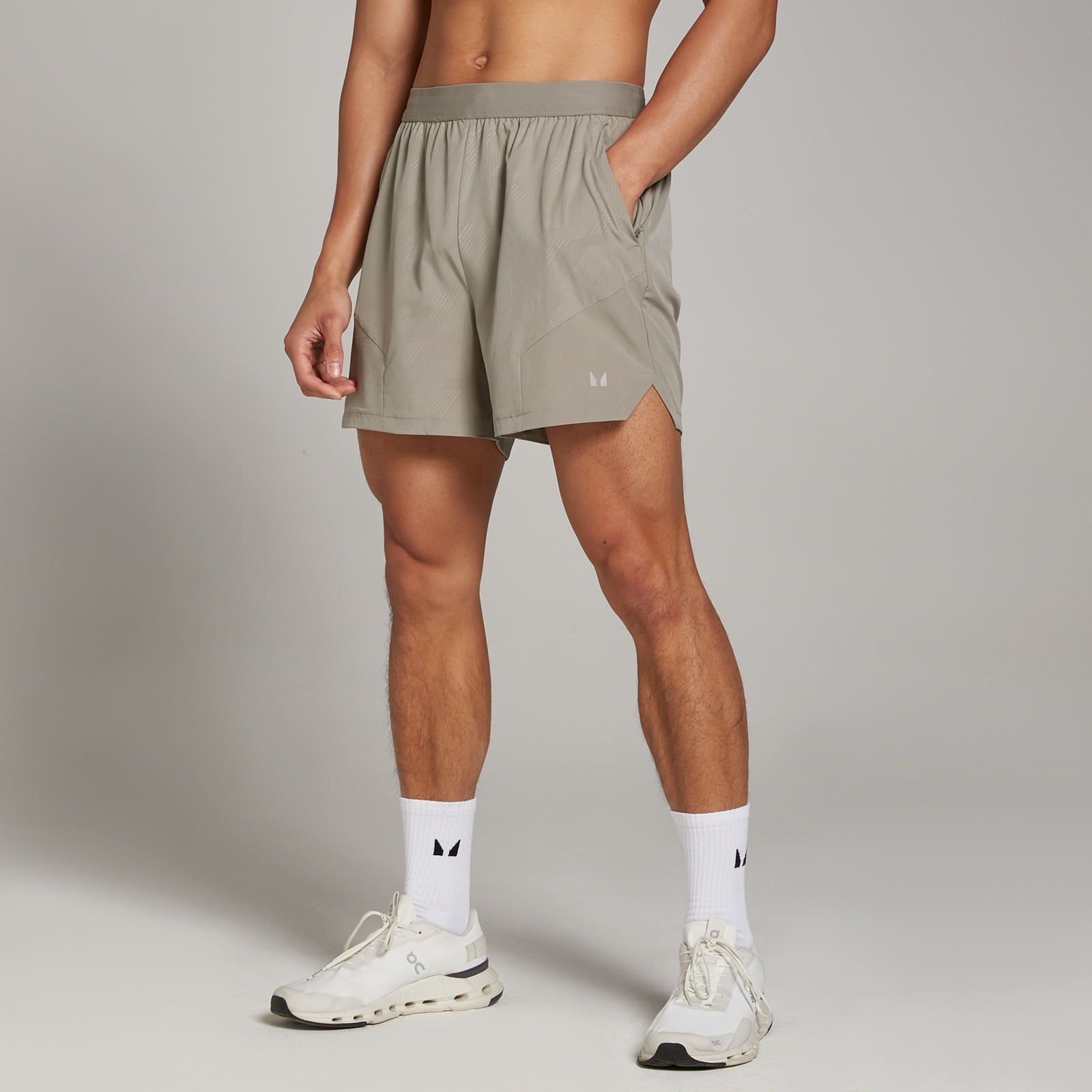 MP Men's Tempo Embossed Training Shorts - Clay