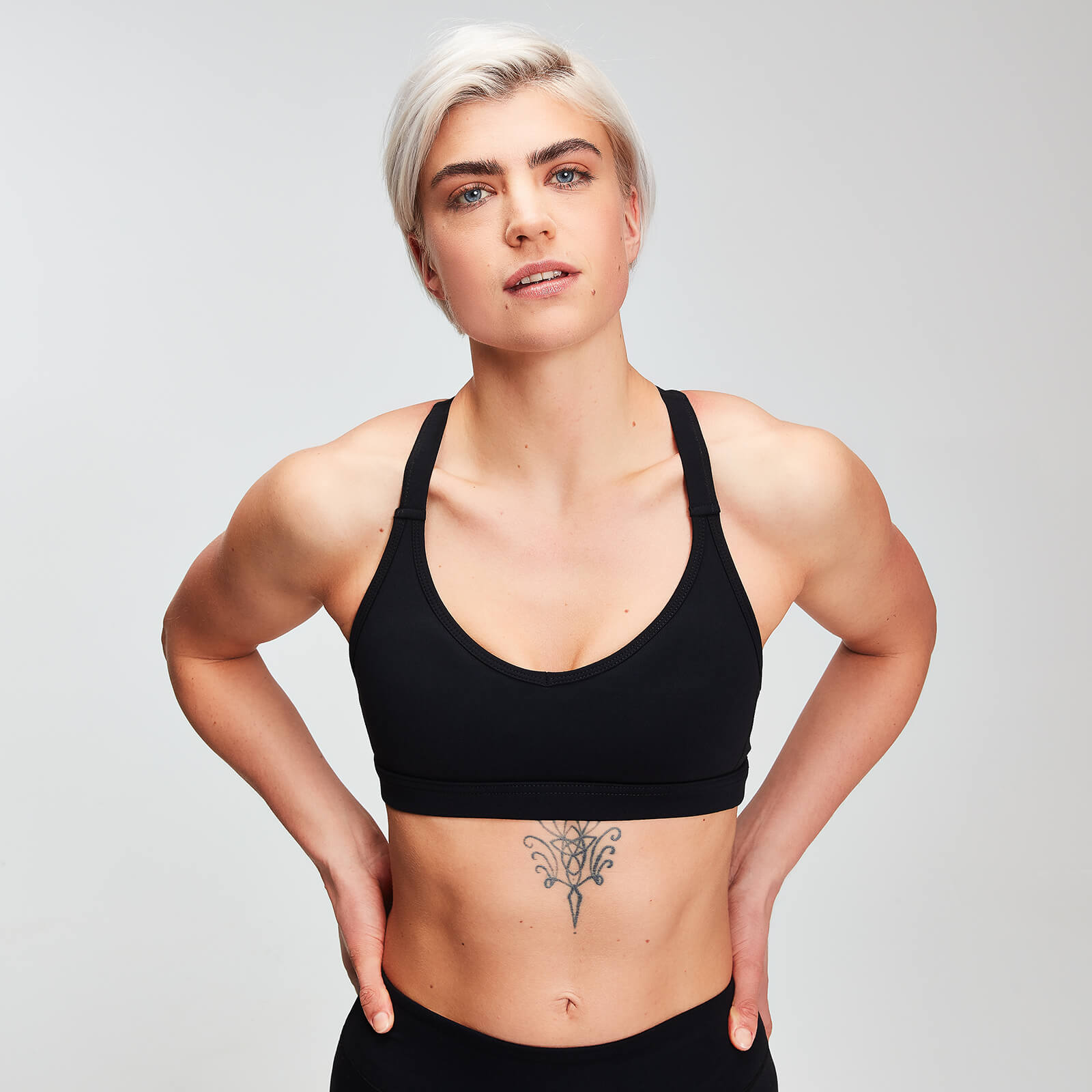 MP Women's Power Mesh Sports Bra - Black