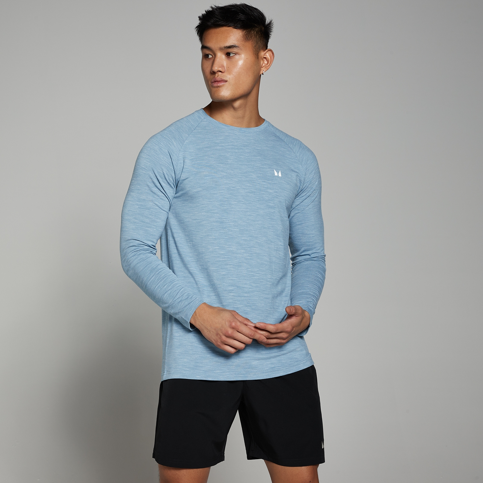 MP Men's Performance Long Sleeve Top - Navy Marl
