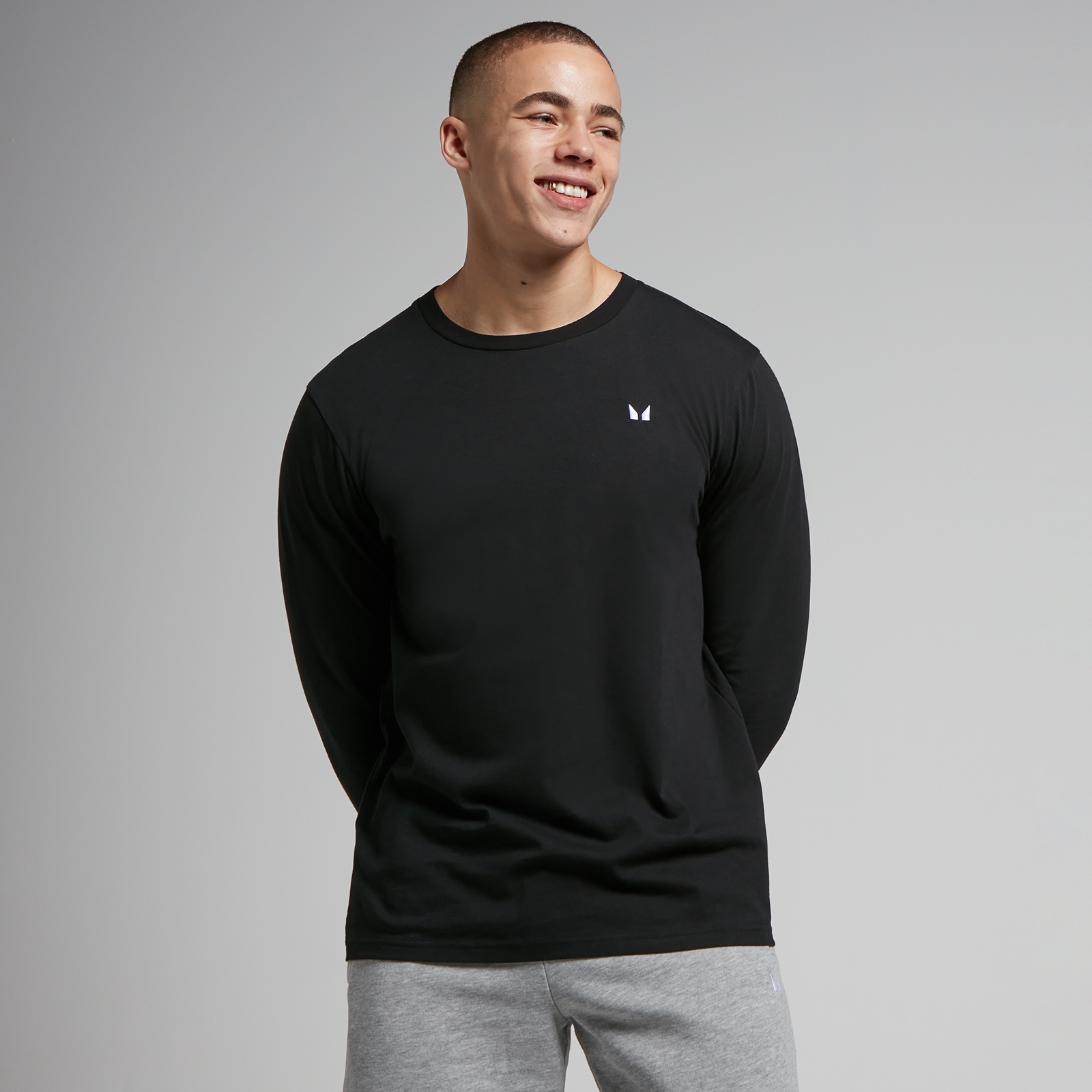 MP Men's Rest Day Long Sleeve Top - Black