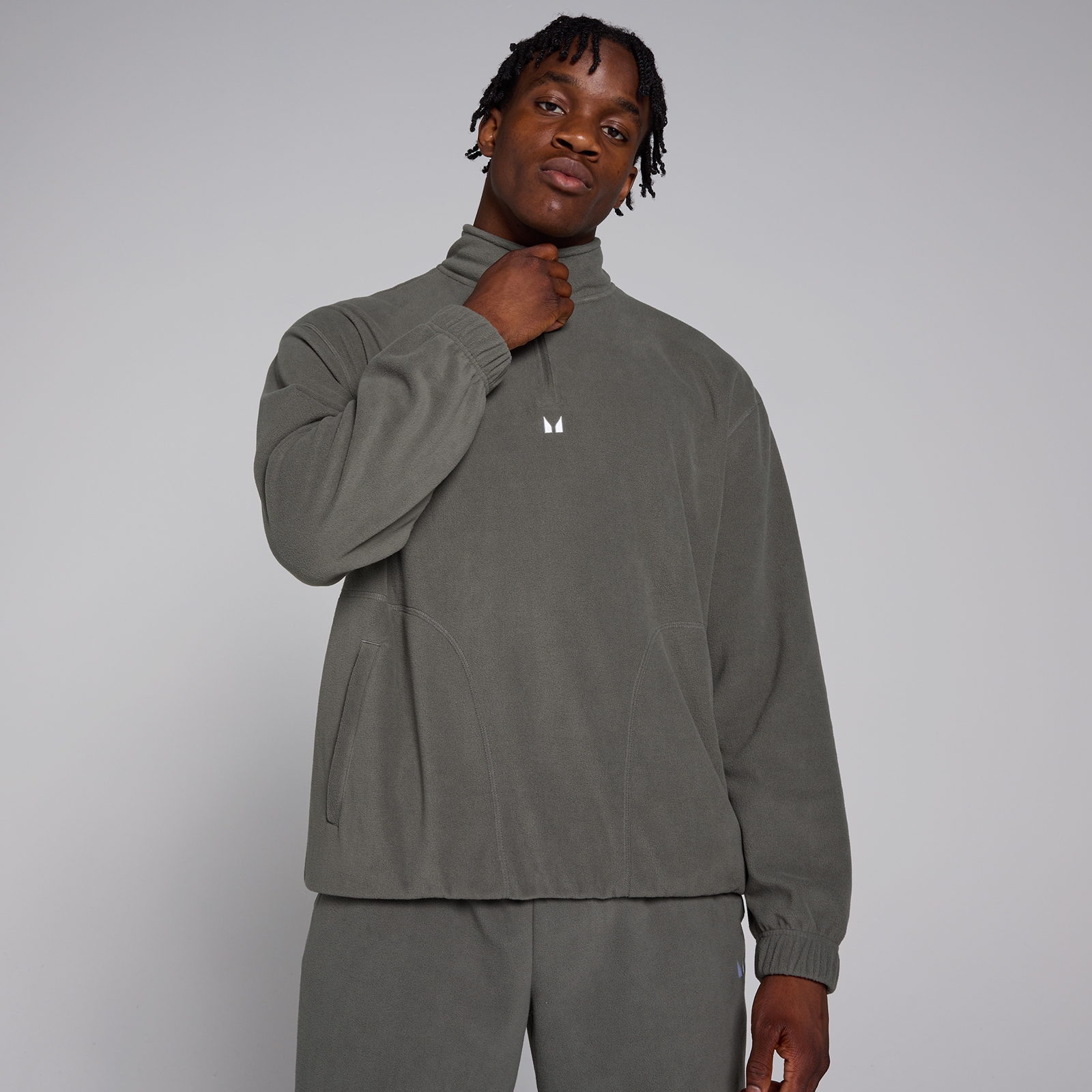 MP Men's 1/4 Zip Fleece - Gun Metal