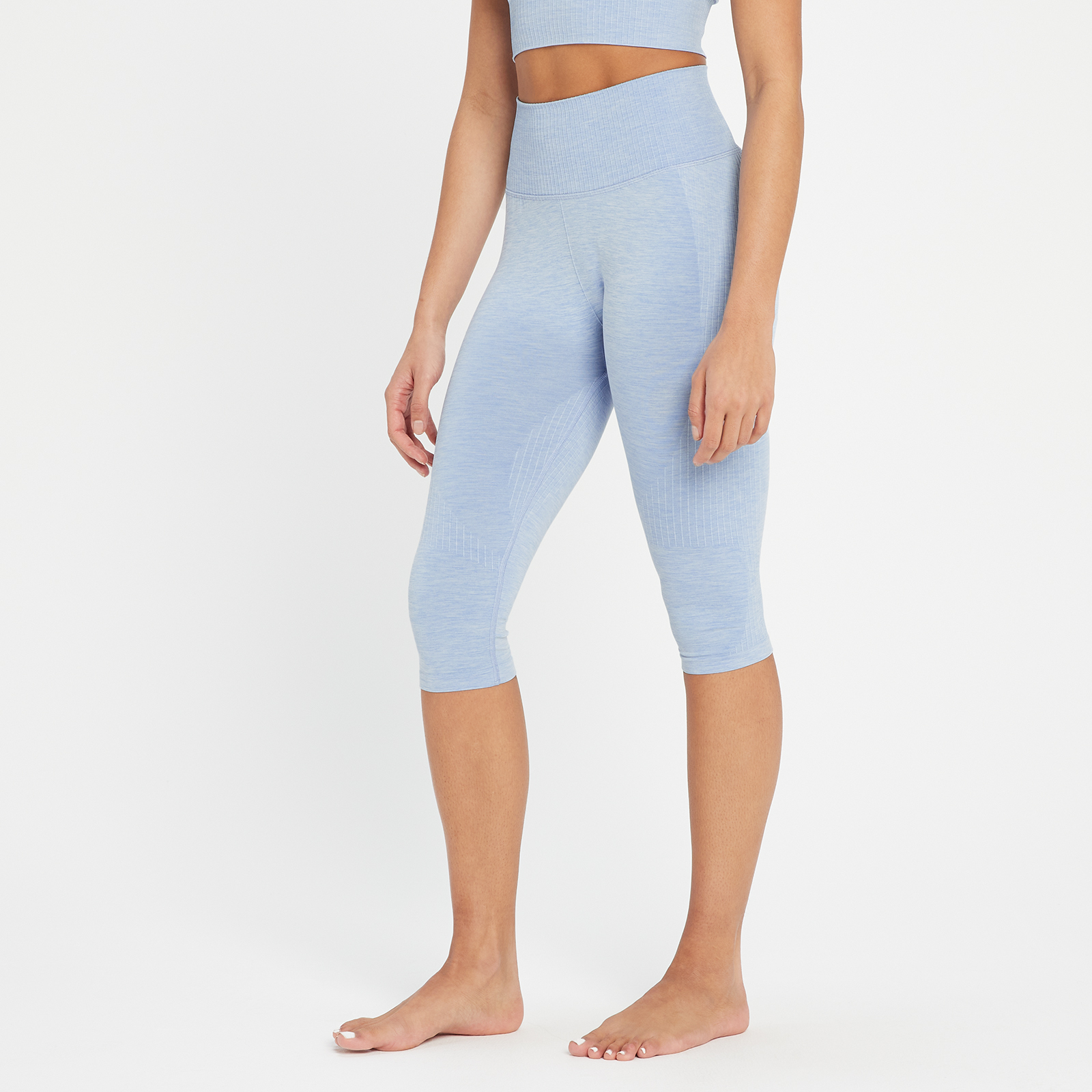 MP Women's Composure Seamless Capri Leggings - Blue Sky