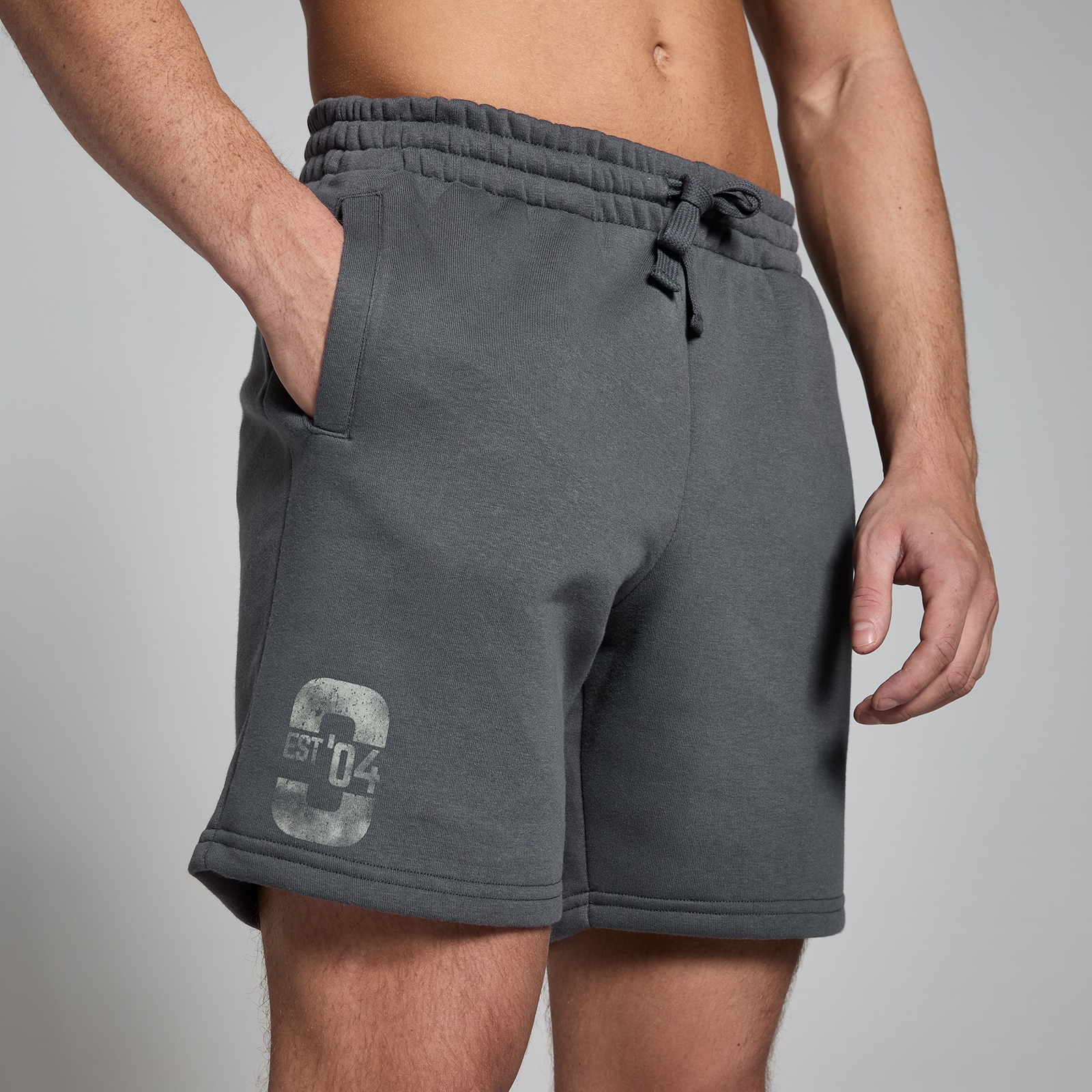 MP Men's Origin Graphic Sweatshorts - Grey Marl