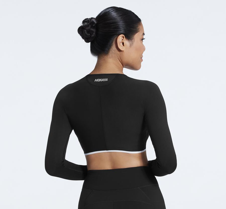 Women's Long Sleeve Crop Top