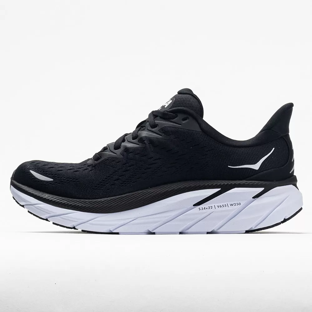 Hoka One One Clifton 8 Men's Black/White